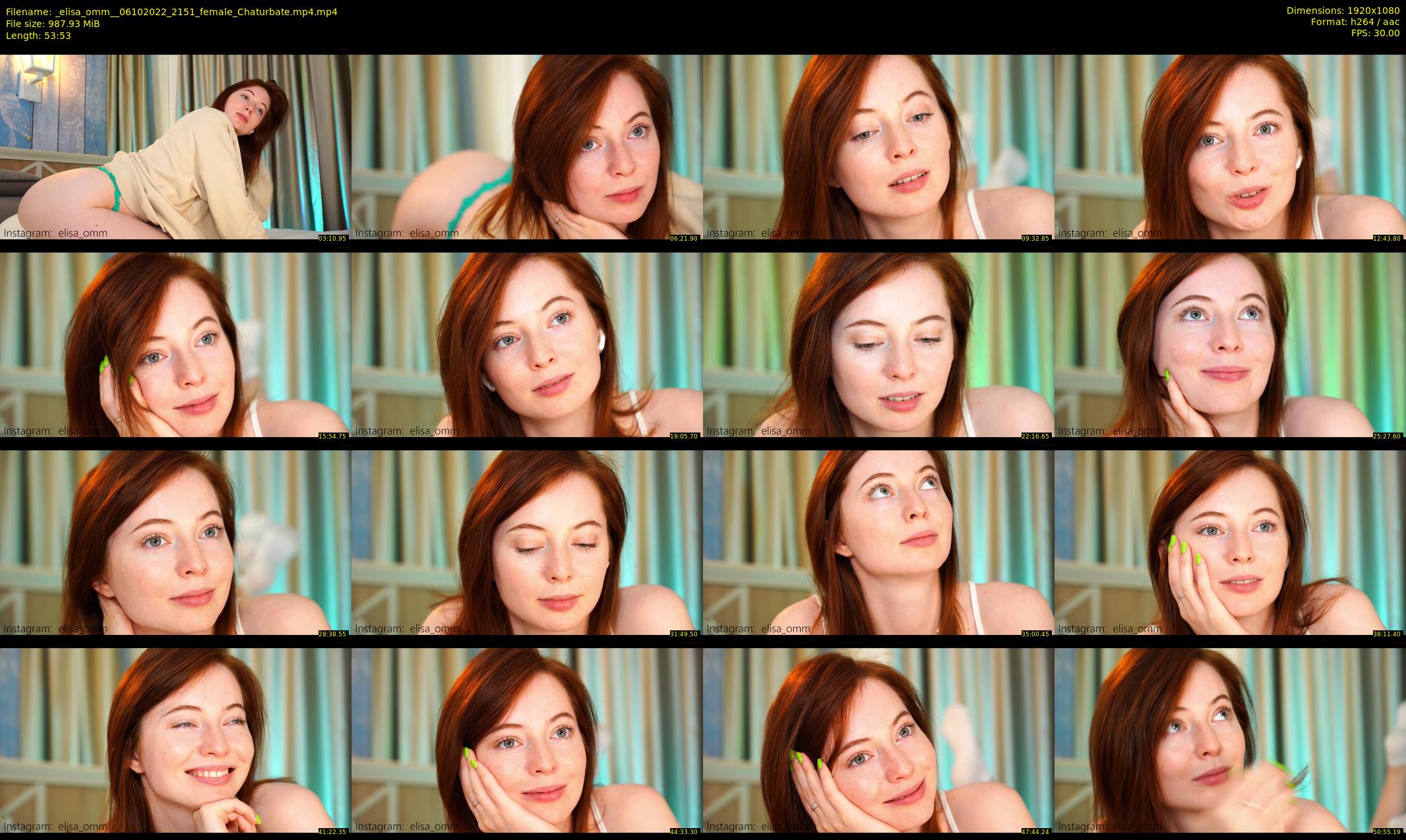 _elisa_omm_ — 54 minute Chaturbate female cam show recording, 1080p, Oct 6, 2022