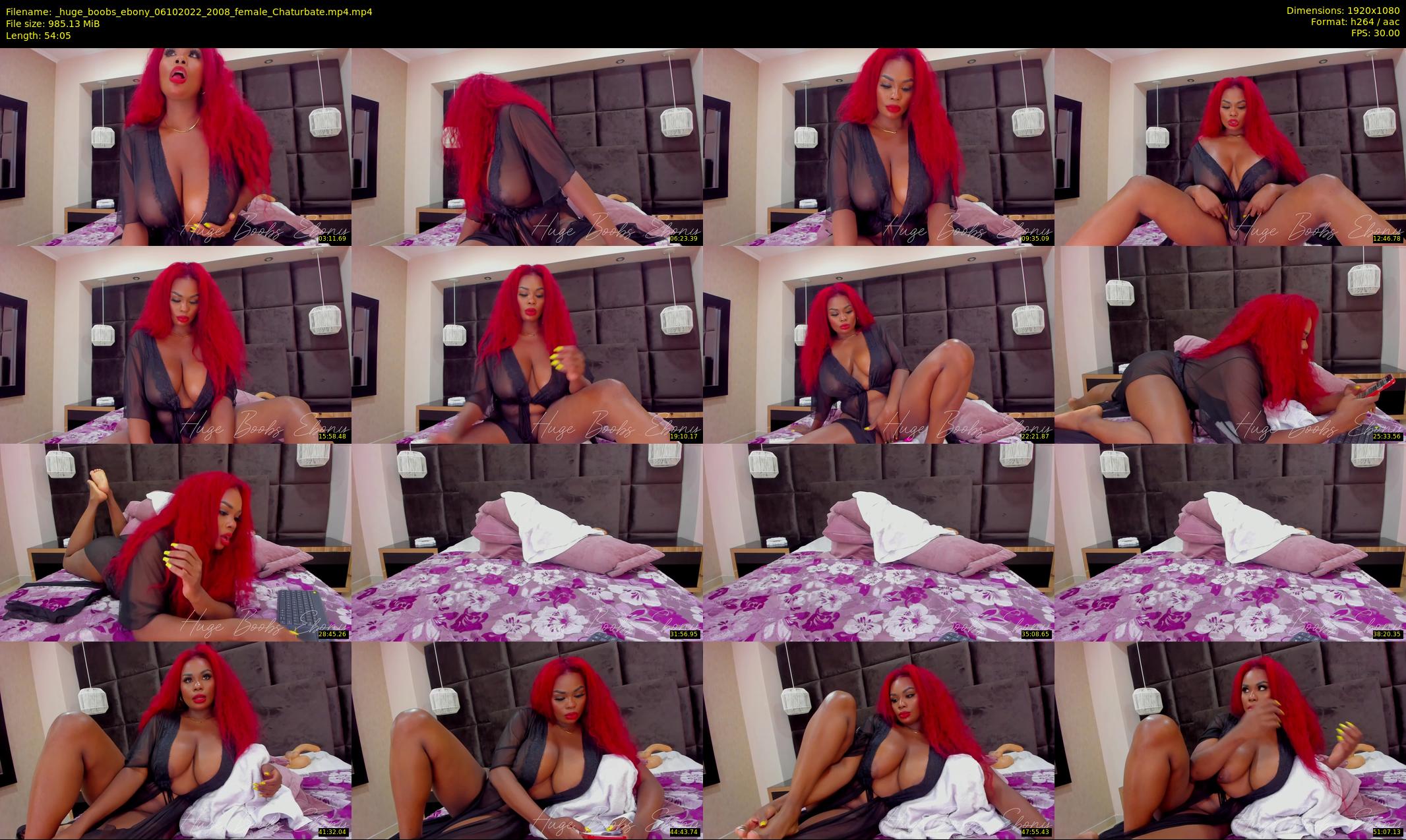 _huge_boobs_ebony — 55 minute Chaturbate female cam show recording, 1080p, Oct 6, 2022