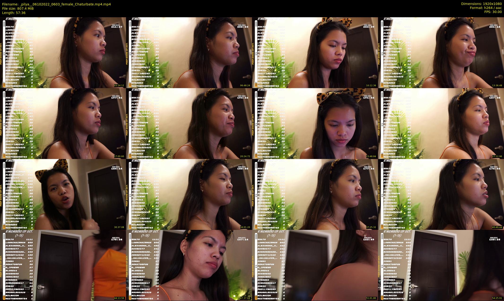 _pilya_ — 58 minute Chaturbate female cam show recording, 1080p, Oct 6, 2022