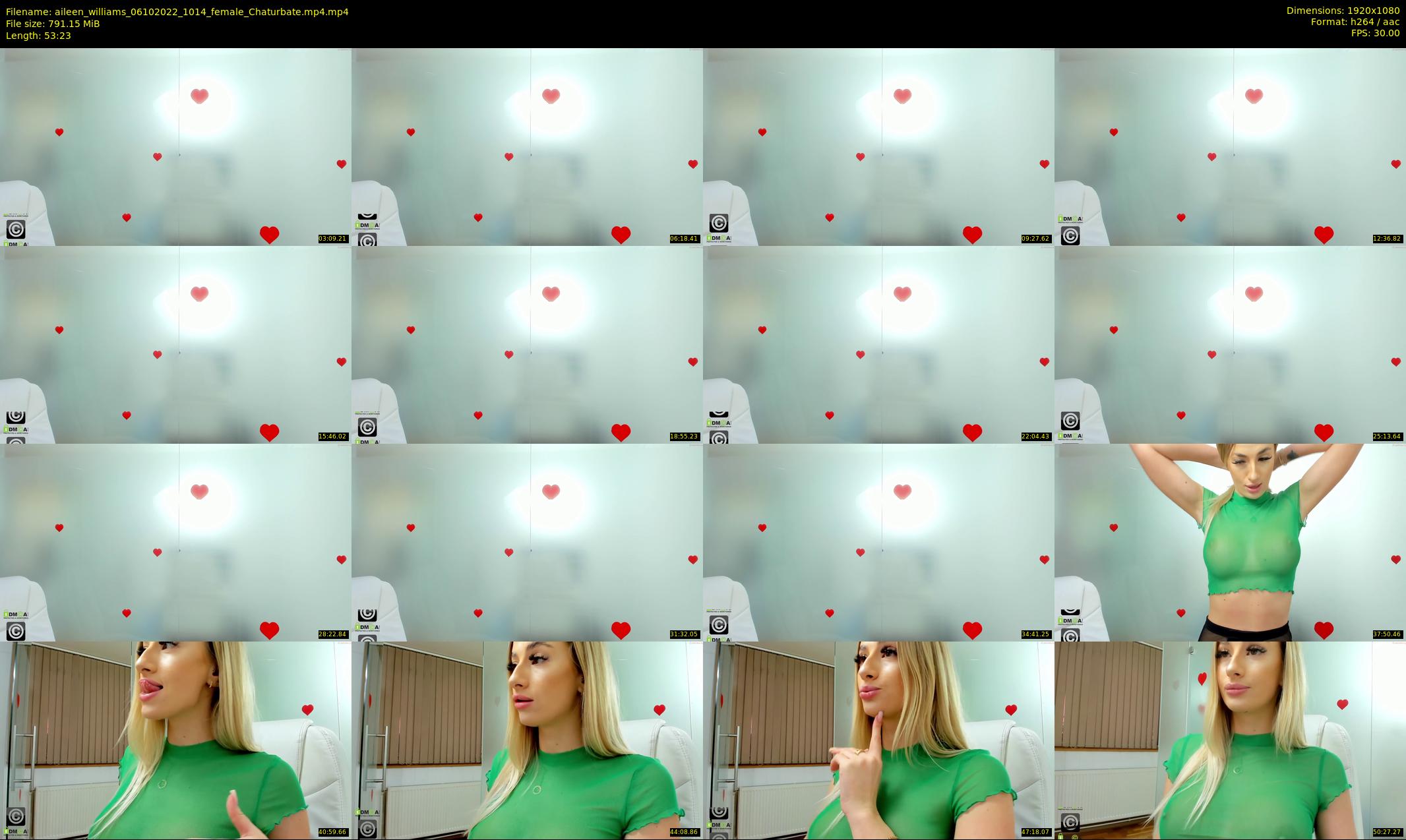aileen_williams — 54 minute Chaturbate female cam show recording, 1080p, Oct 6, 2022