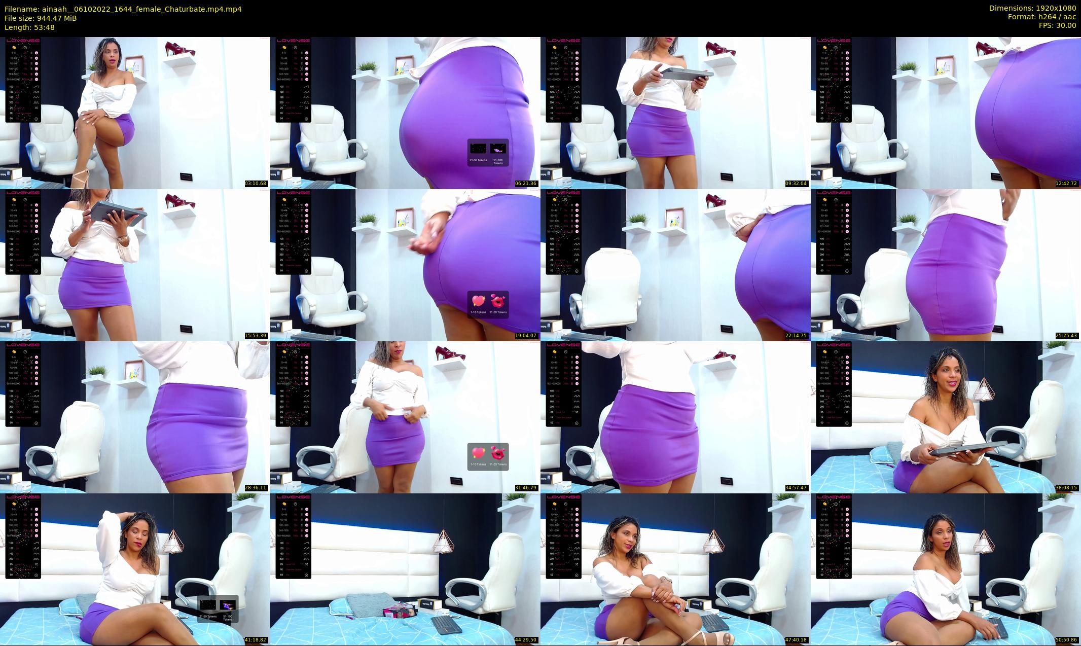 ainaah_ — 54 minute Chaturbate female cam show recording, 1080p, Oct 6, 2022