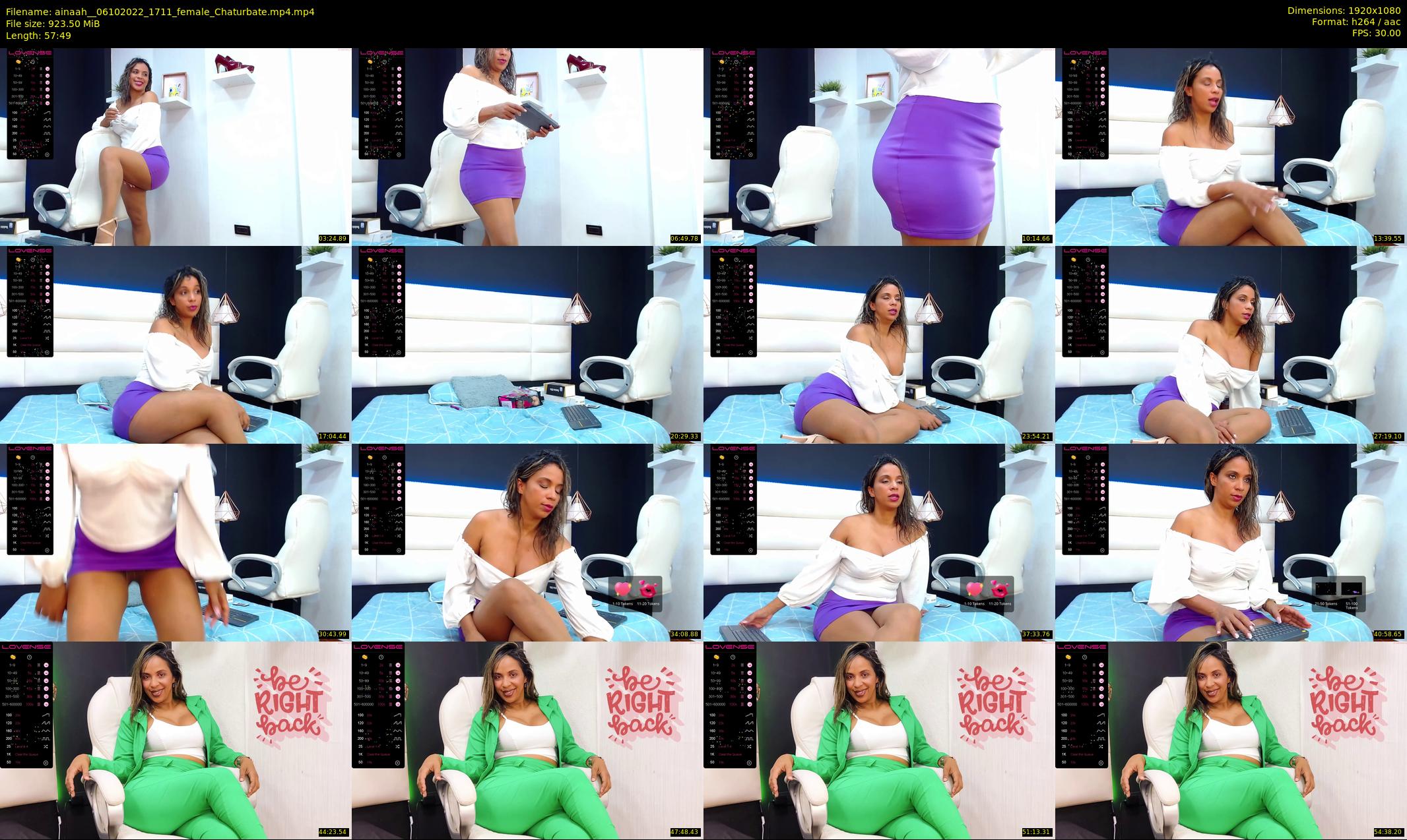ainaah_ — 58 minute Chaturbate female cam show recording, 1080p, Oct 6, 2022