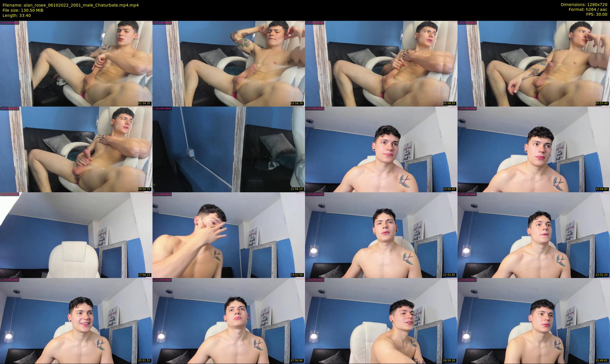 alan_rosee — 34 minute Chaturbate male cam show recording, 720p, Oct 6, 2022