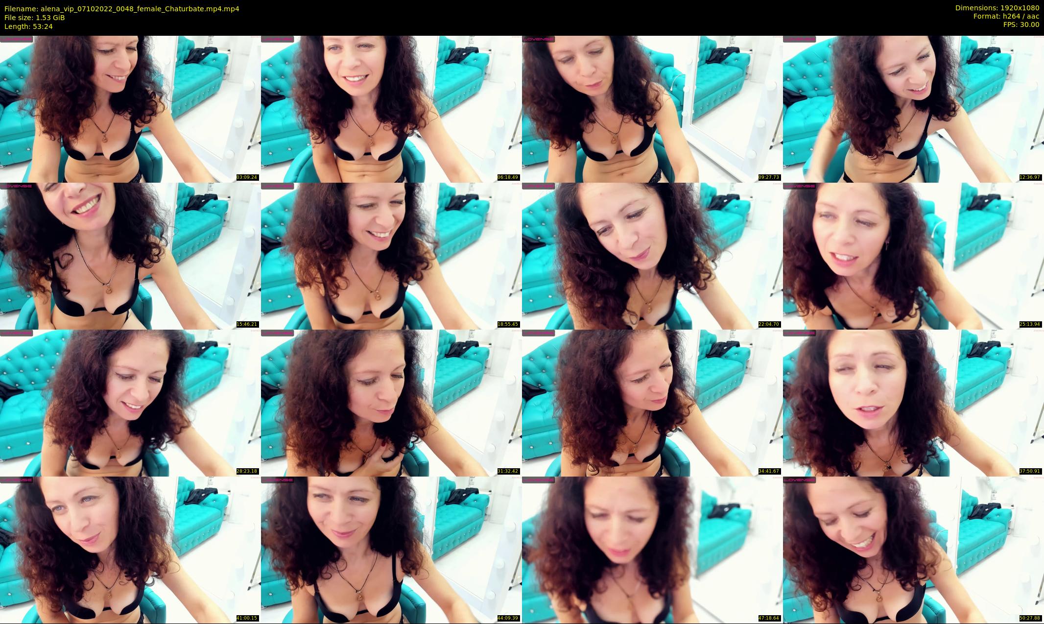 alena_vip — 54 minute Chaturbate female cam show recording, 1080p, Oct 7, 2022