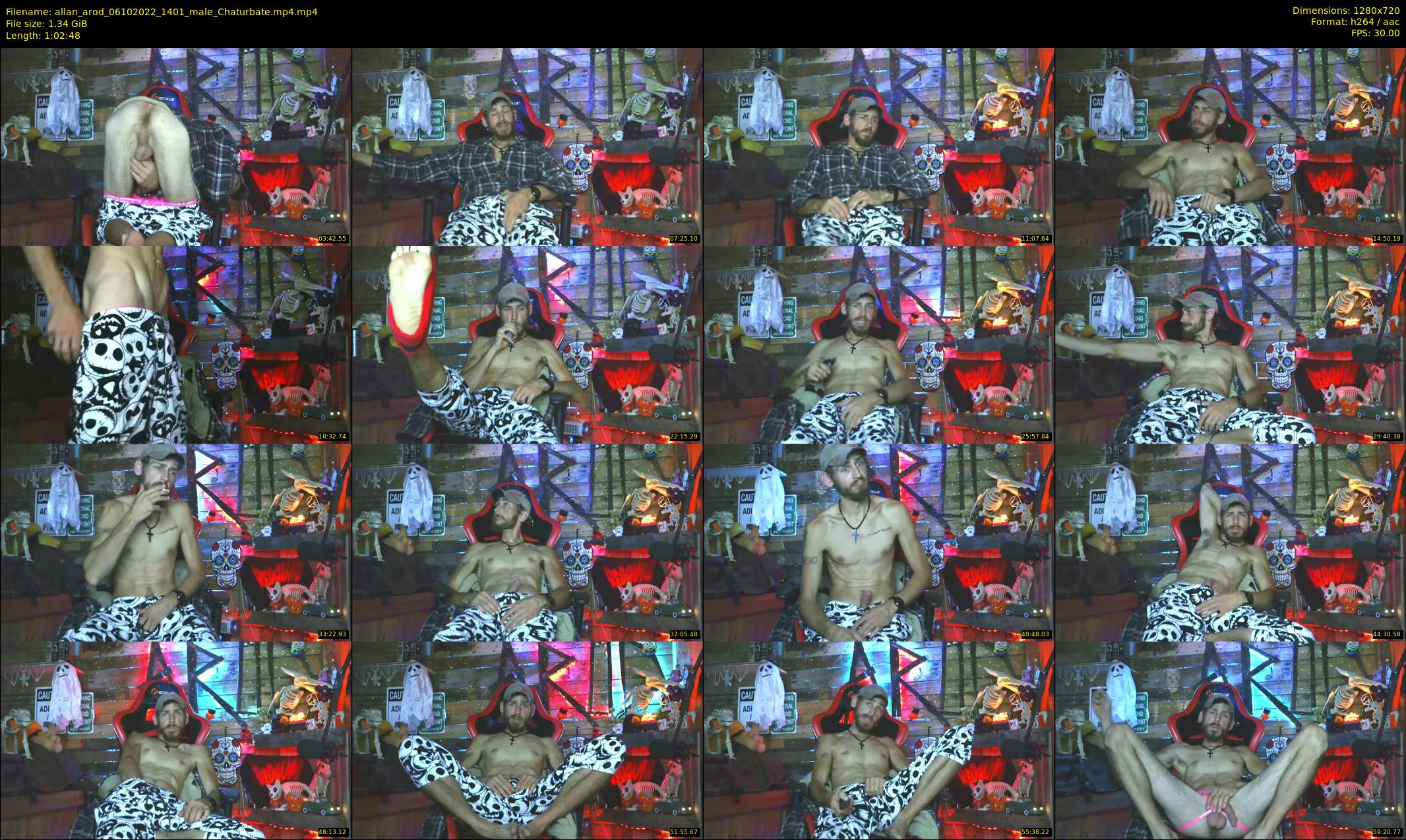 allan_arod — 63 minute Chaturbate male cam show recording, 720p, Oct 6, 2022