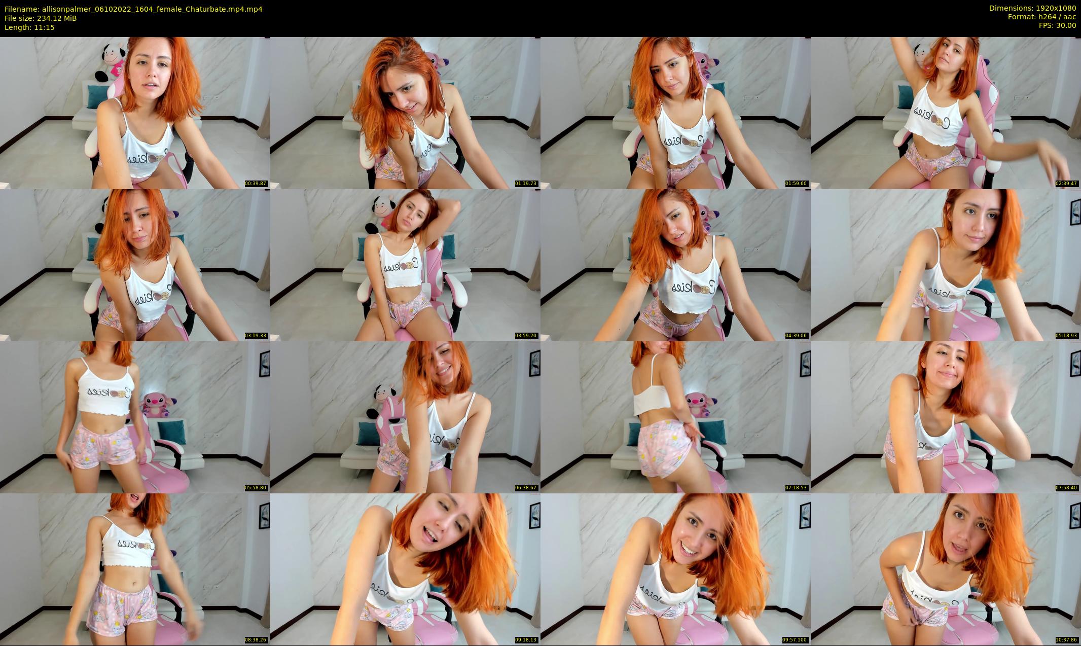 allisonpalmer — 12 minute Chaturbate female cam show recording, 1080p, Oct 6, 2022