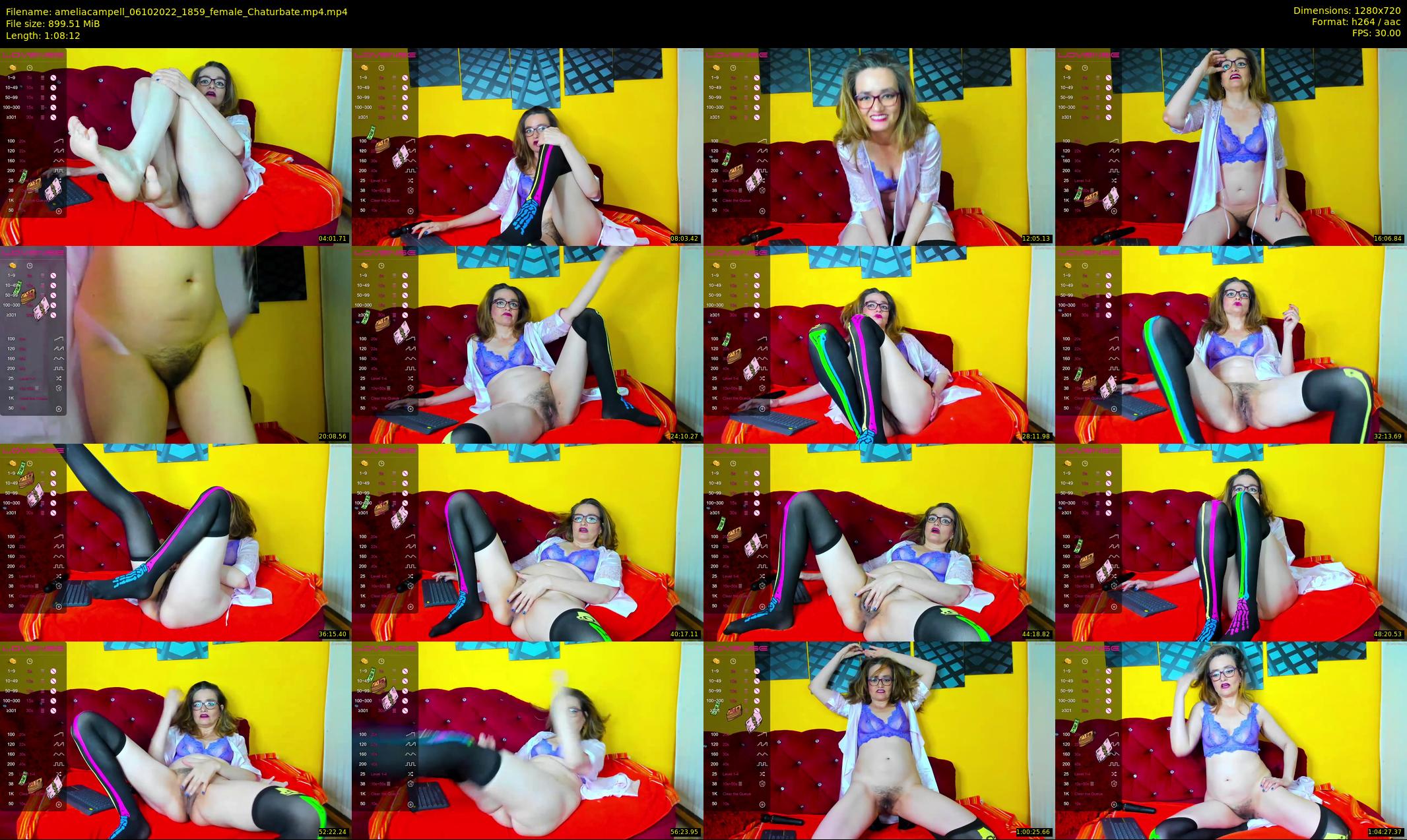 ameliacampell — 69 minute Chaturbate female cam show recording, 720p, Oct 6, 2022