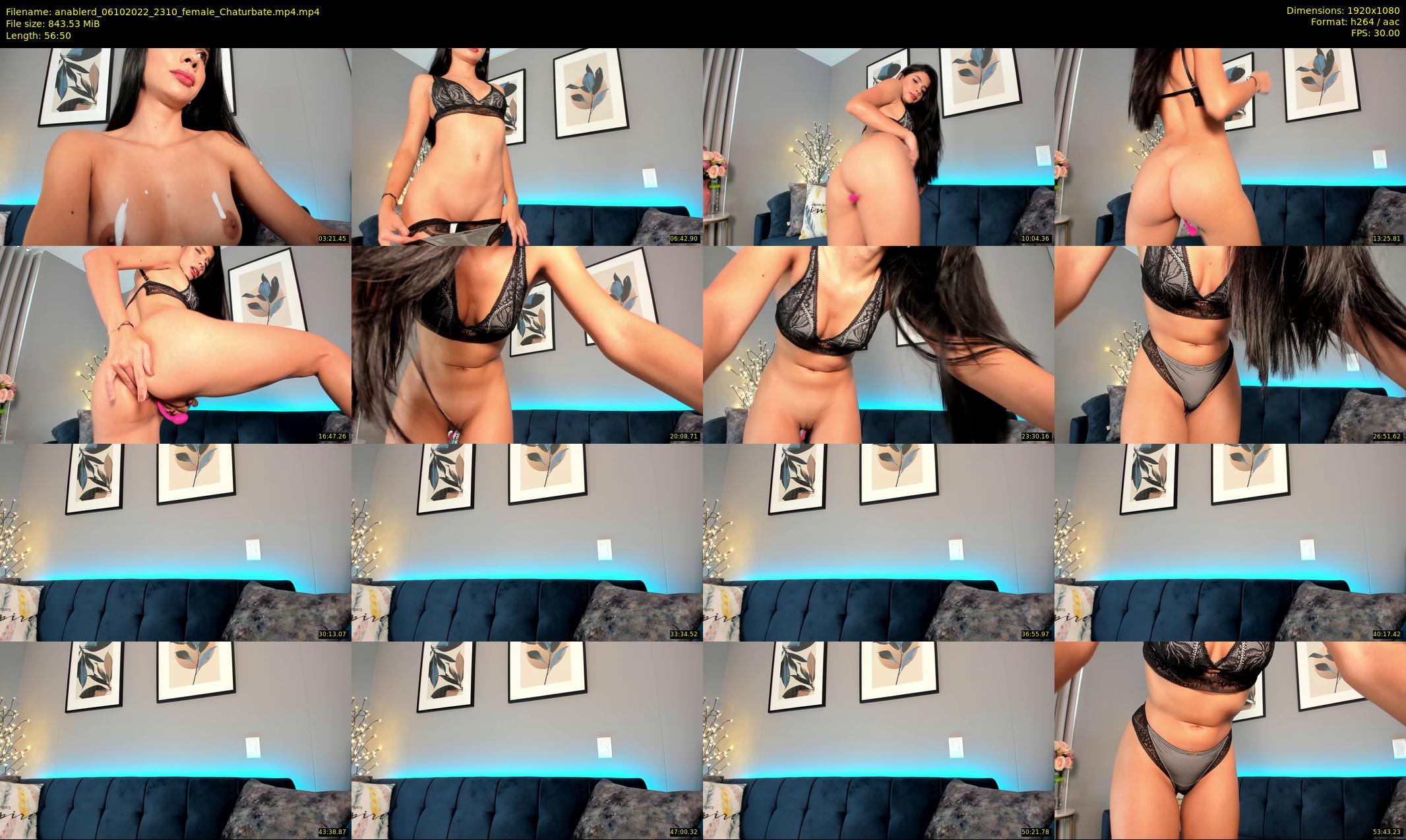 anablerd — 57 minute Chaturbate female cam show recording, 1080p, Oct 6, 2022