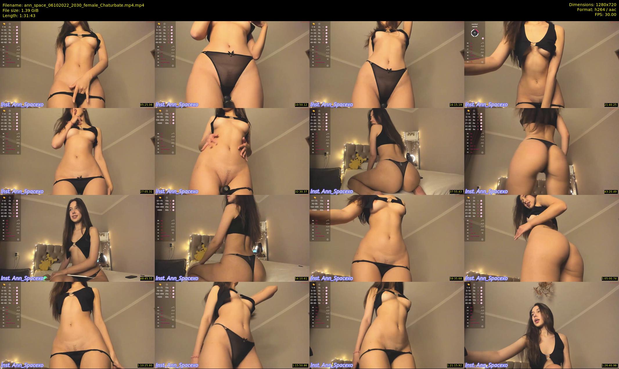 ann_space — 92 minute Chaturbate female cam show recording, 720p, Oct 6, 2022
