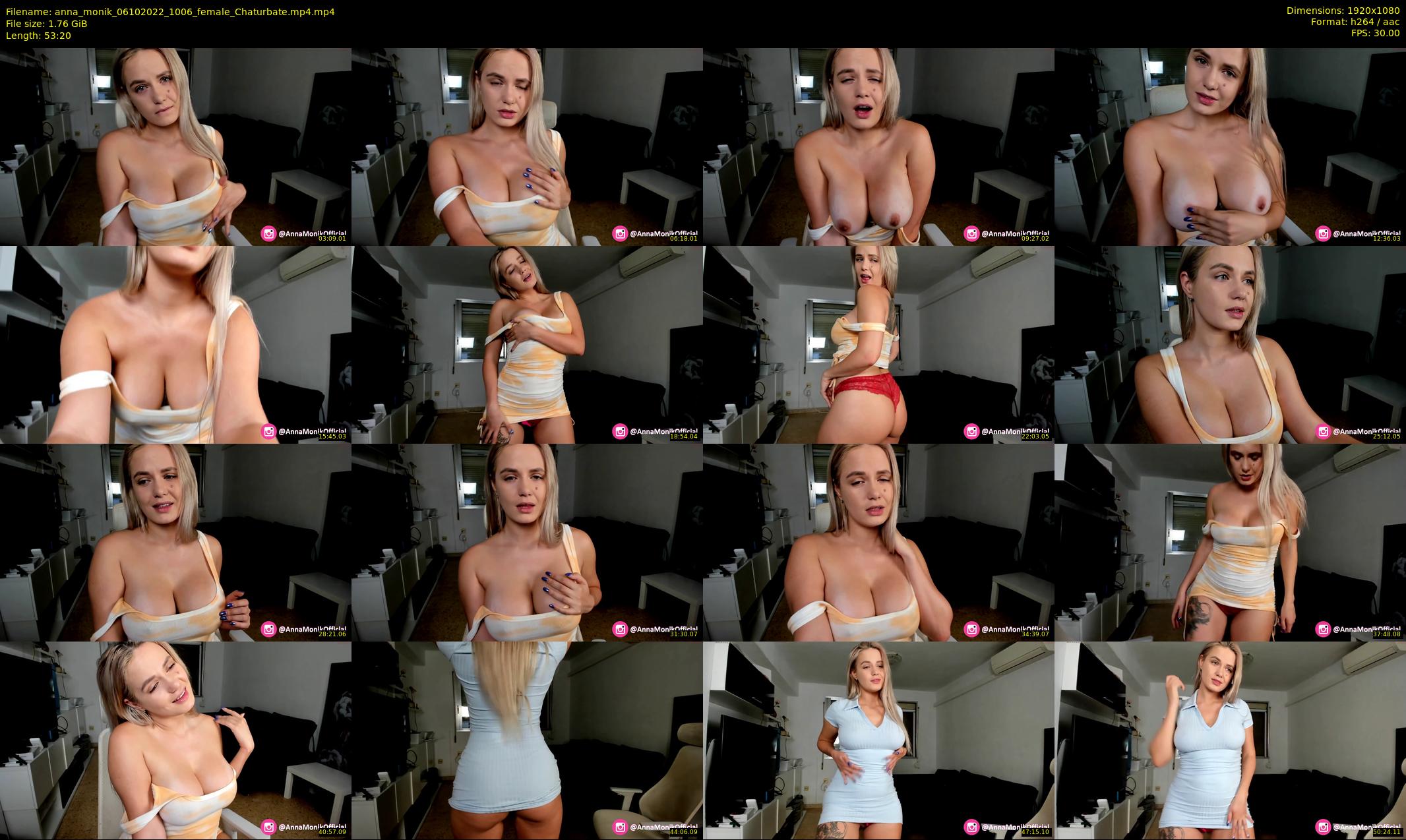 anna_monik — 54 minute Chaturbate couple cam show recording, 1080p, Oct 6, 2022
