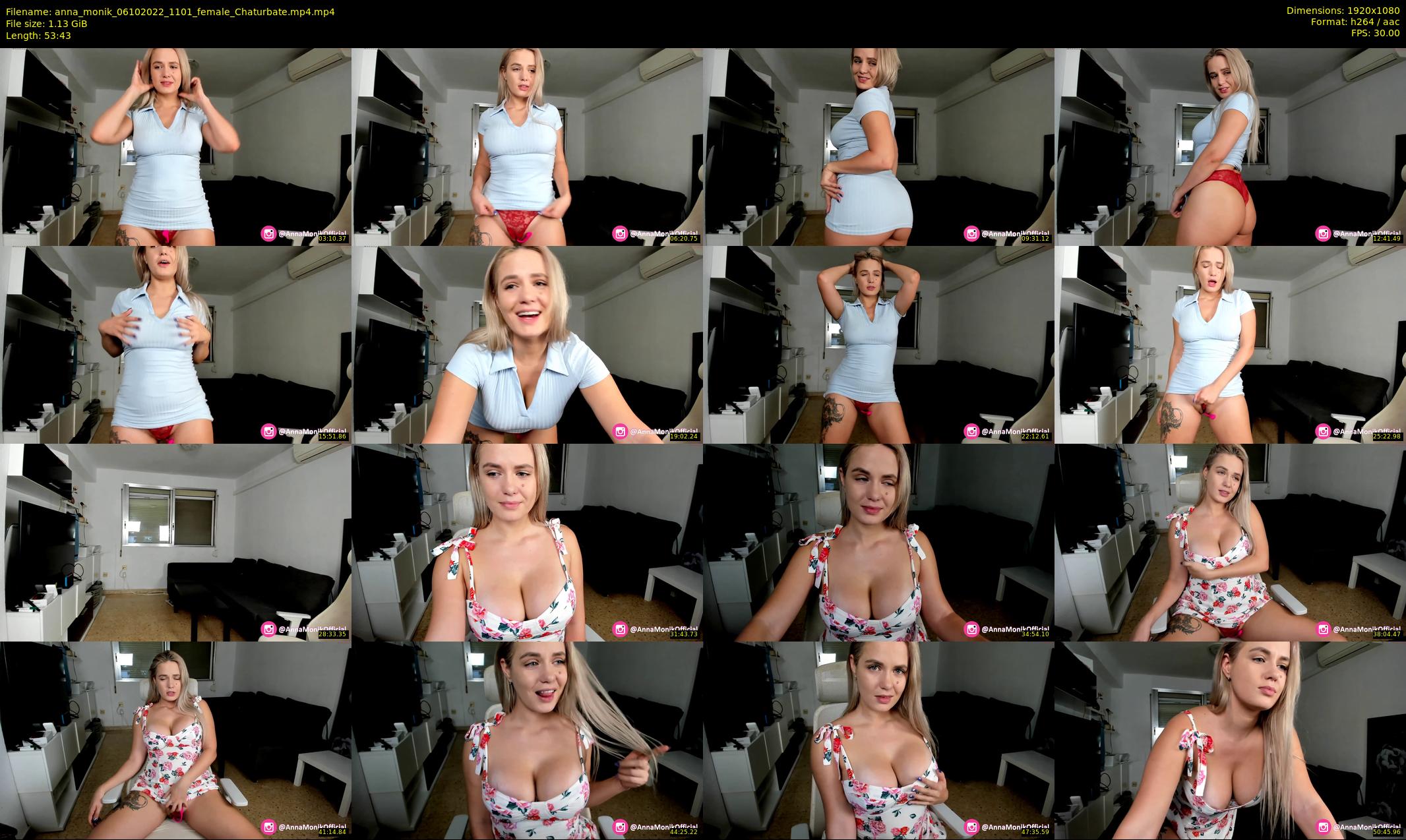 anna_monik — 54 minute Chaturbate couple cam show recording, 1080p, Oct 6, 2022