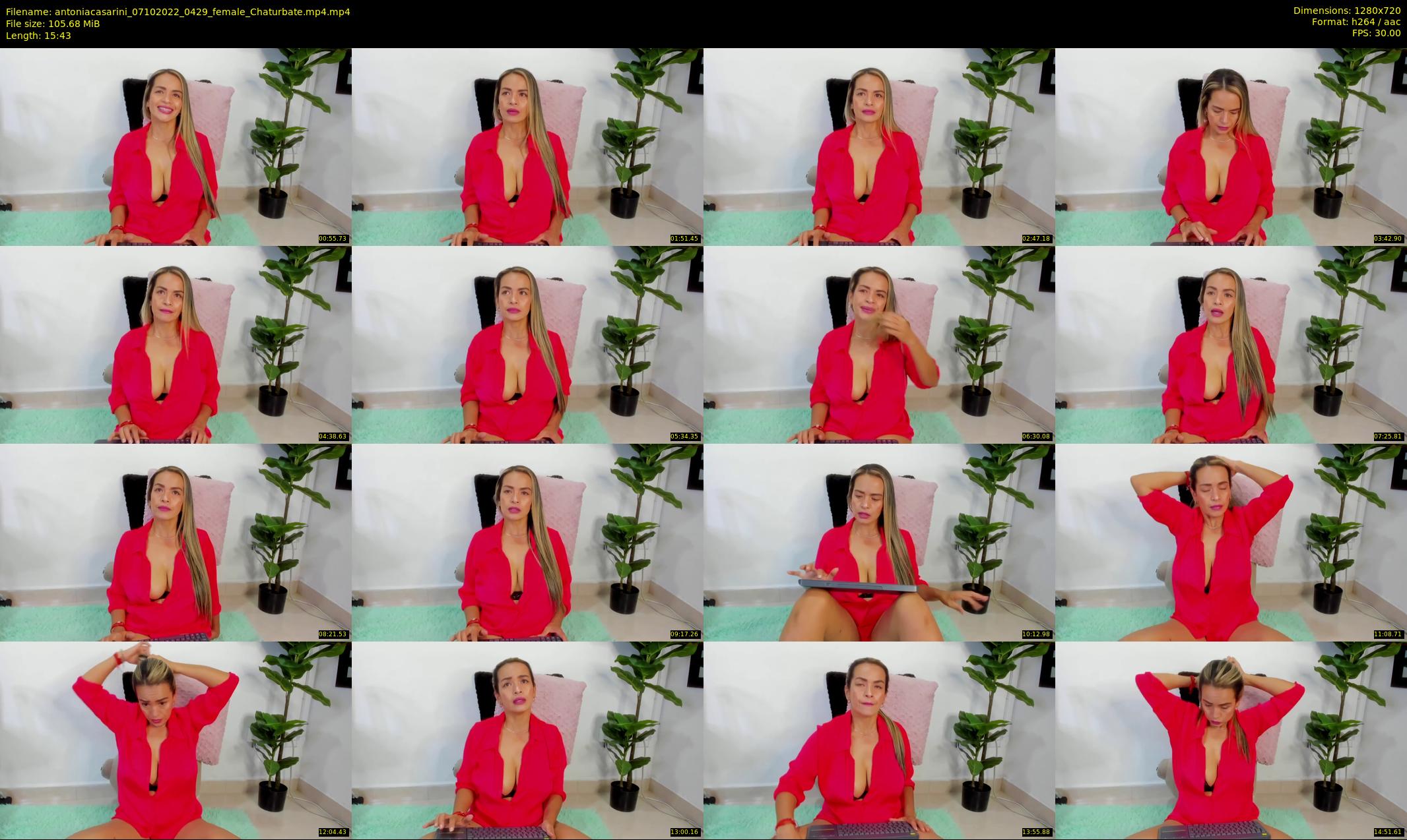 antoniacasarini — 16 minute Chaturbate female cam show recording, 720p, Oct 7, 2022