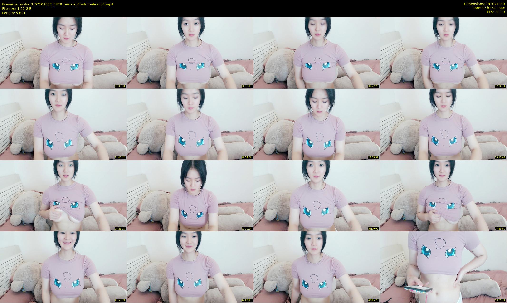 arylia_3 — 54 minute Chaturbate female cam show recording, 1080p, Oct 7, 2022