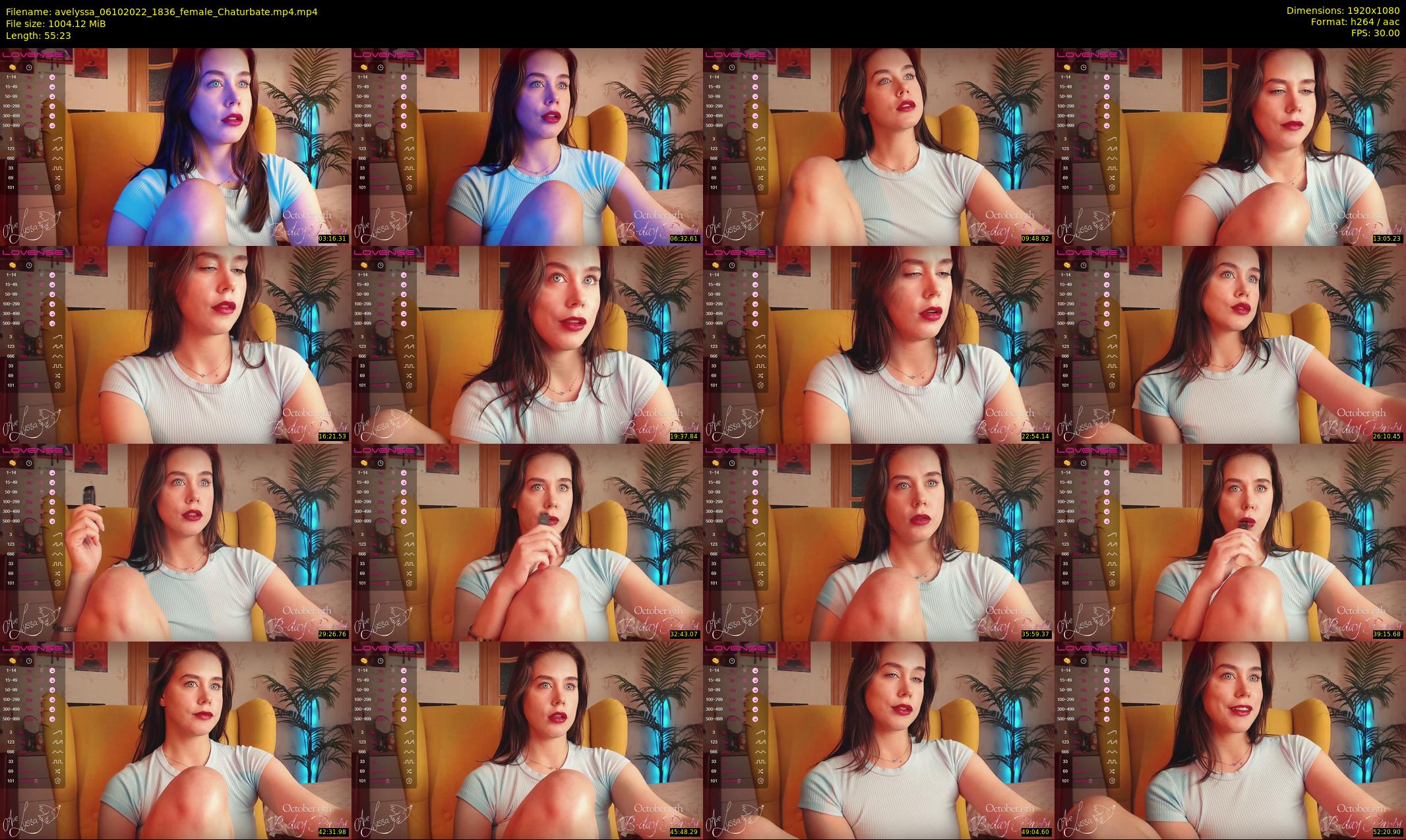 avelyssa — 56 minute Chaturbate female cam show recording, 1080p, Oct 6, 2022