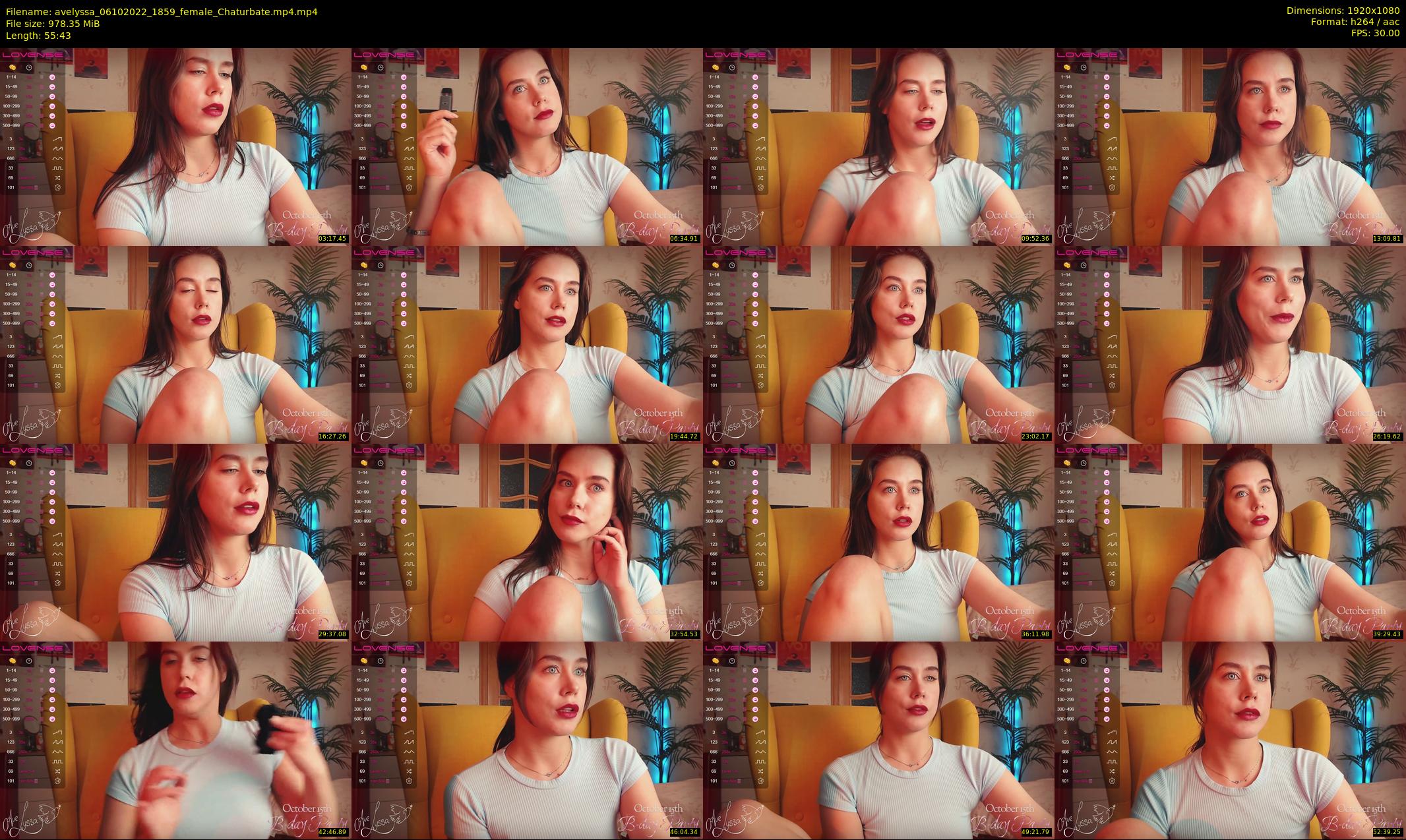 avelyssa — 56 minute Chaturbate female cam show recording, 1080p, Oct 6, 2022