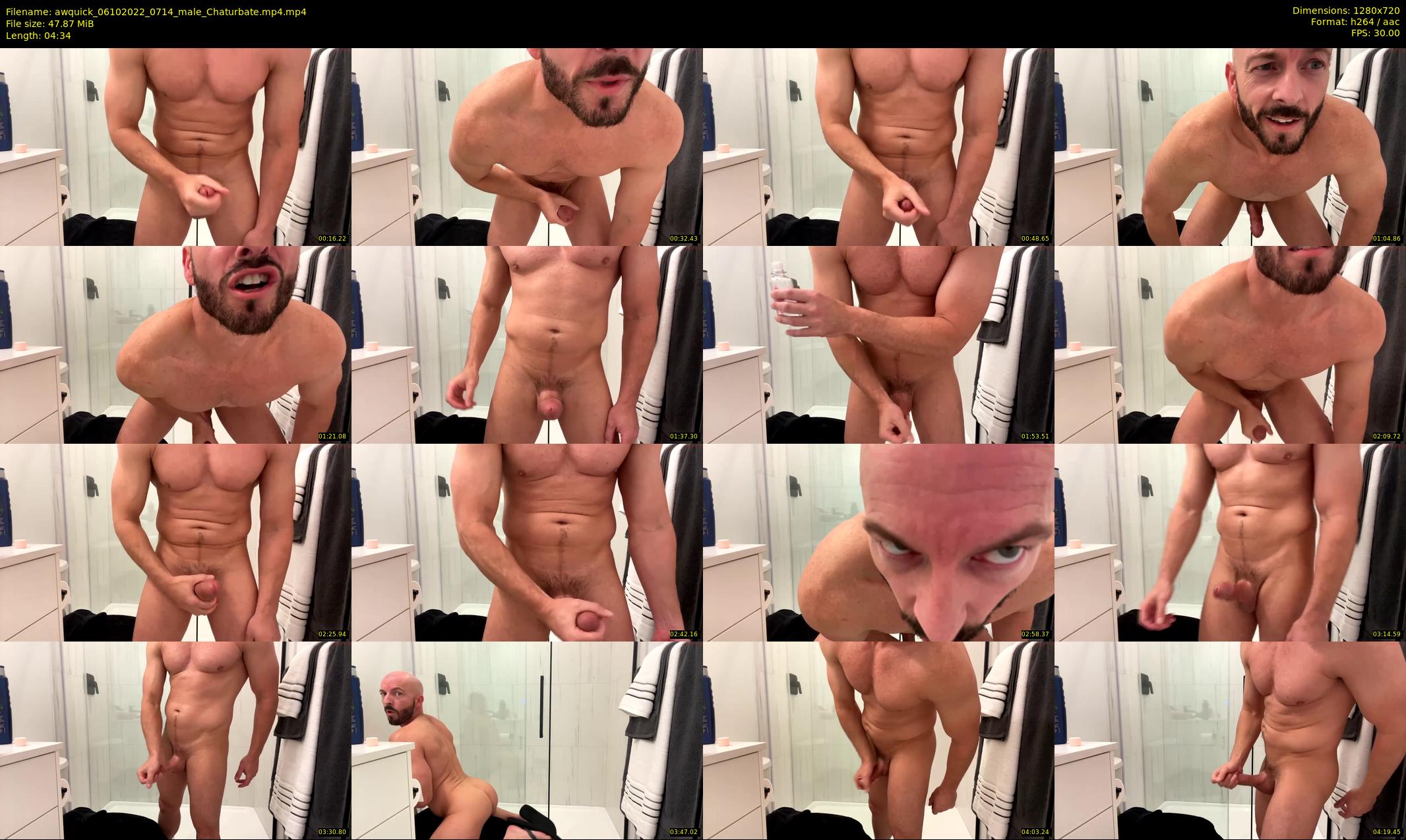 awquick — 5 minute Chaturbate male cam show recording, 720p, Oct 6, 2022