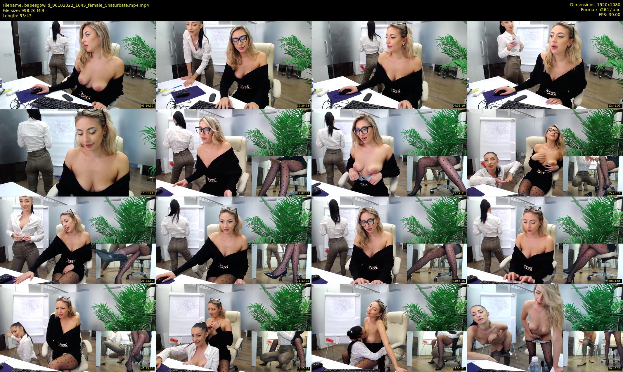 babesgowild — 54 minute Chaturbate couple cam show recording, 1080p, Oct 6, 2022
