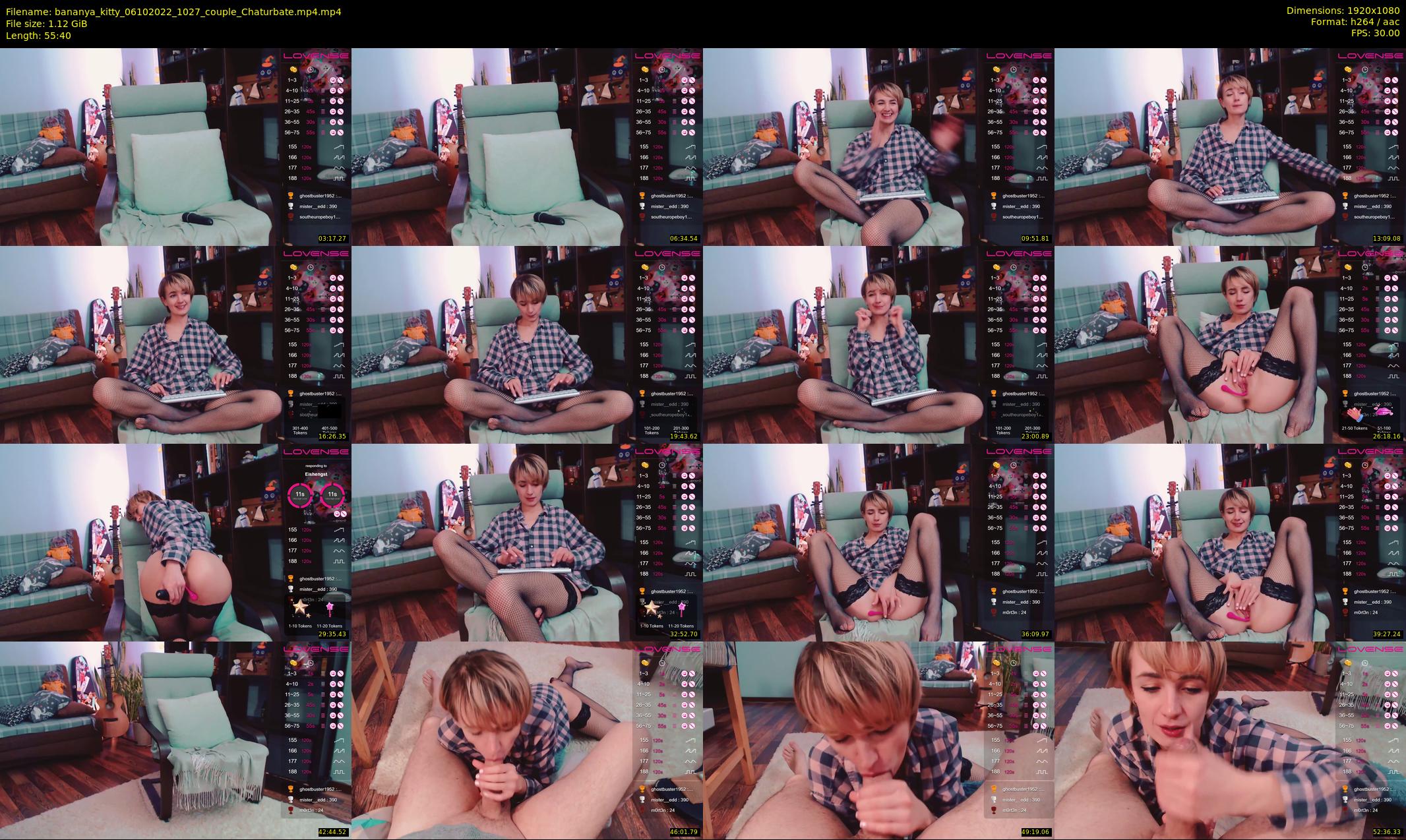 bananya_kitty — 56 minute Chaturbate couple cam show recording, 1080p, Oct 6, 2022
