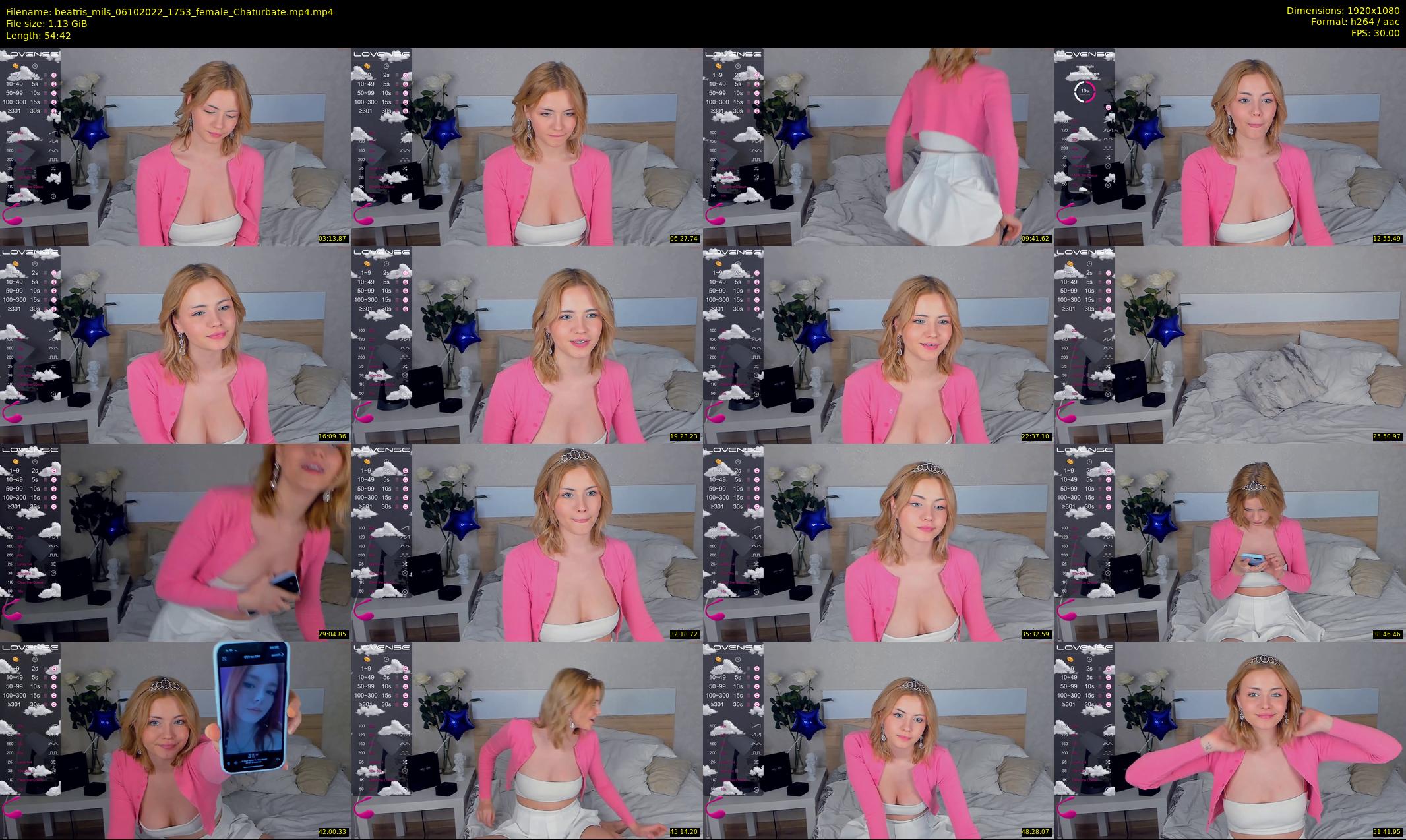 beatris_mils — 55 minute Chaturbate female cam show recording, 1080p, Oct 6, 2022