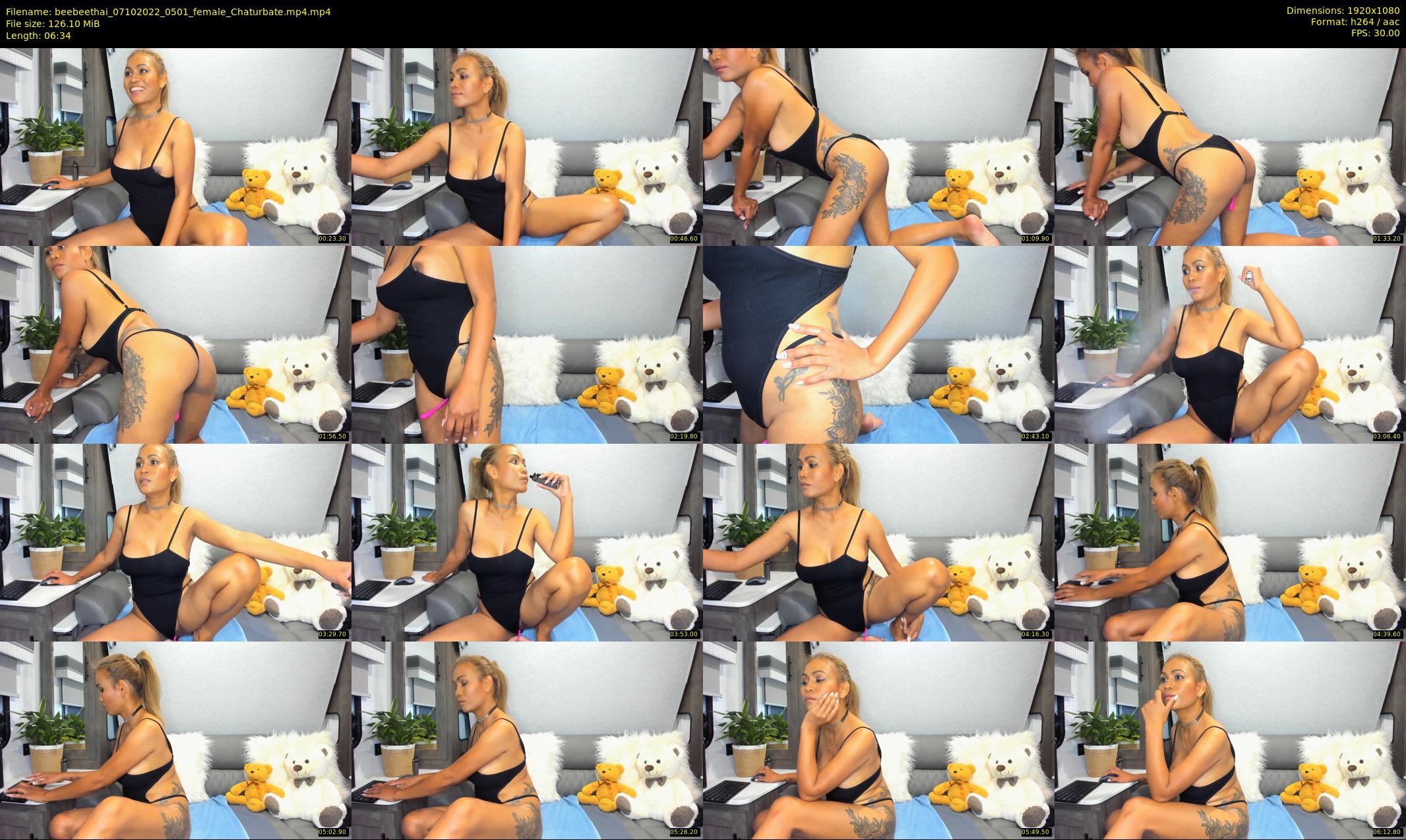 beebeethai — 7 minute Chaturbate female cam show recording, 1080p, Oct 7, 2022