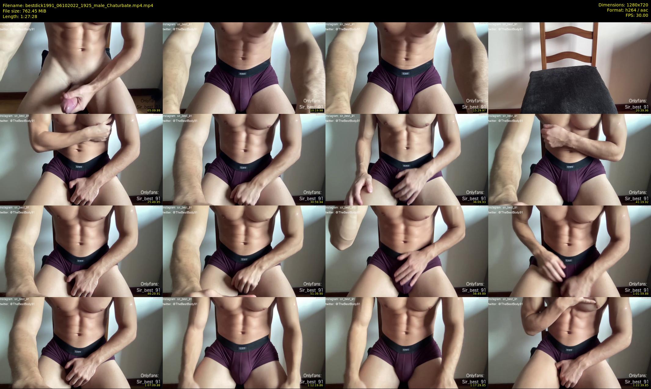 bestdick1991 — 88 minute Chaturbate male cam show recording, 720p, Oct 6, 2022