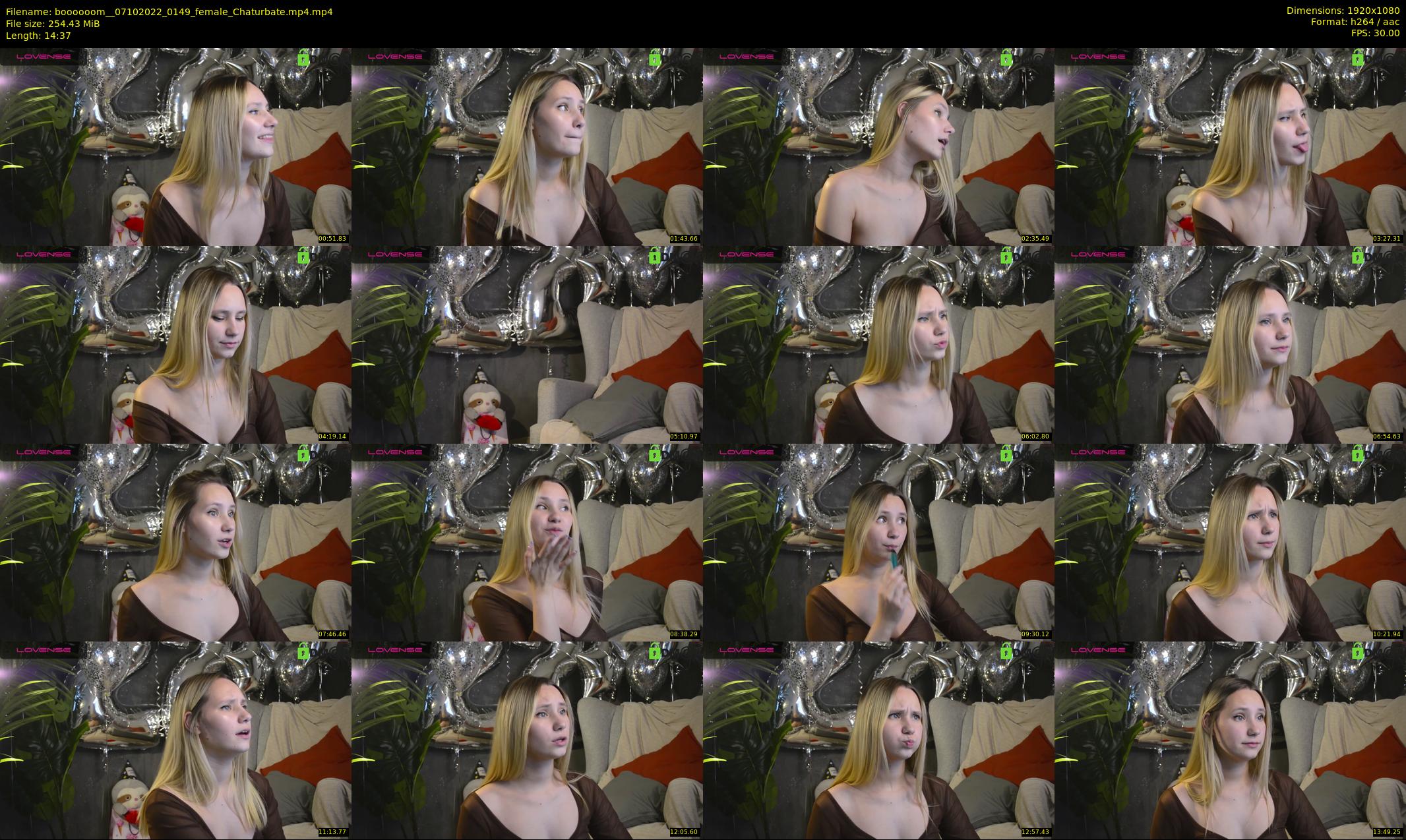 boooooom_ — 15 minute Chaturbate female cam show recording, 1080p, Oct 7, 2022