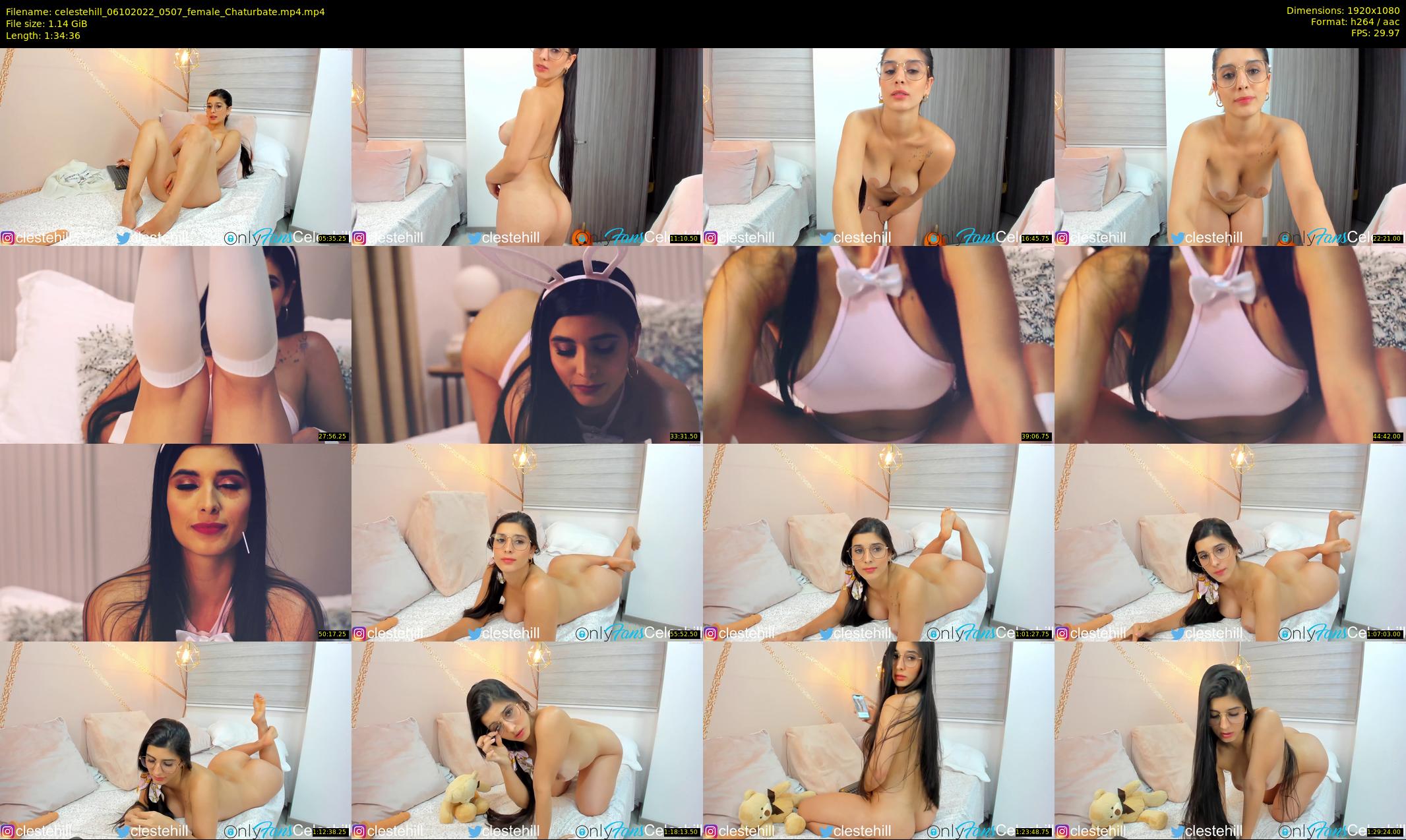 celestehill — 95 minute Chaturbate female cam show recording, 1080p, Oct 6, 2022