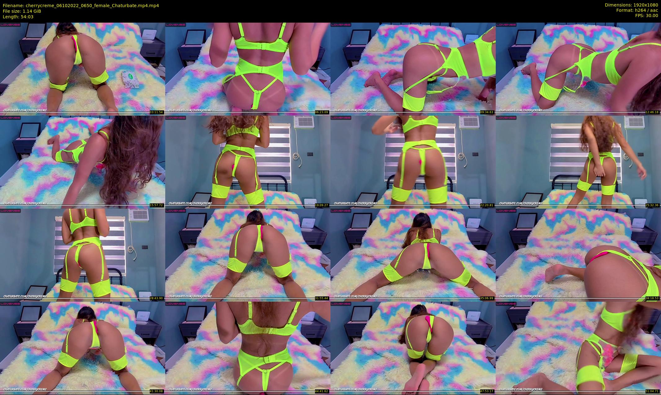cherrycreme — 55 minute Chaturbate female cam show recording, 1080p, Oct 6, 2022