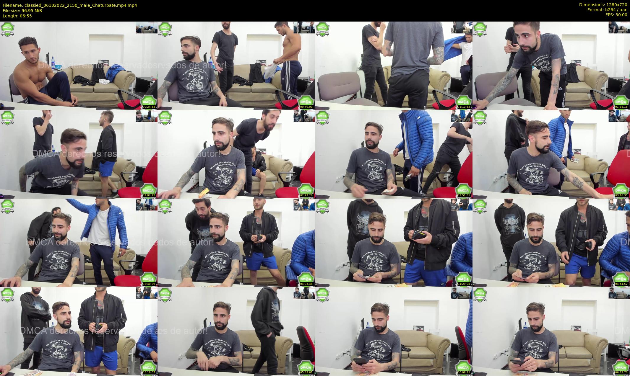 classied — 7 minute Chaturbate male cam show recording, 720p, Oct 6, 2022