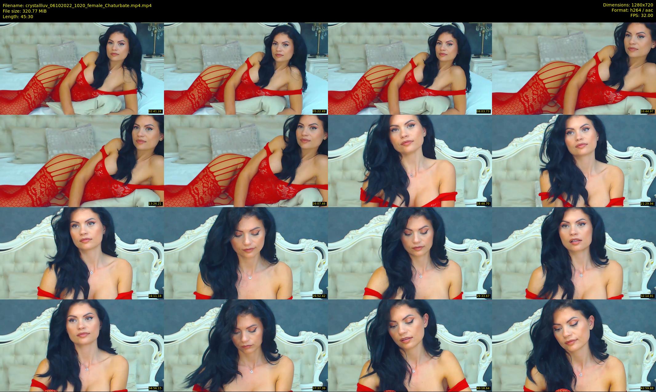 crystallluv — 46 minute Chaturbate female cam show recording, 720p, Oct 6, 2022