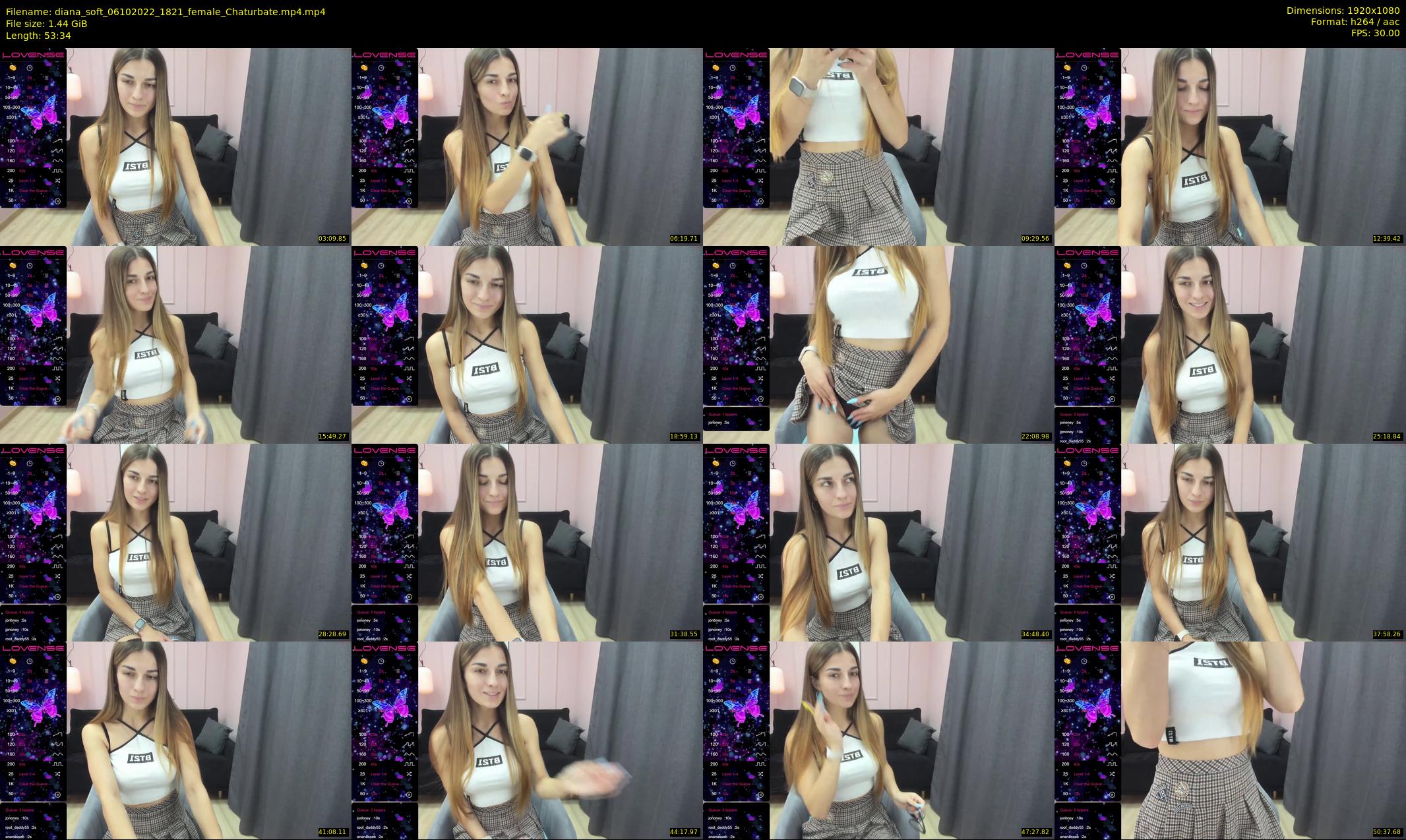 diana_soft — 54 minute Chaturbate female cam show recording, 1080p, Oct 6, 2022