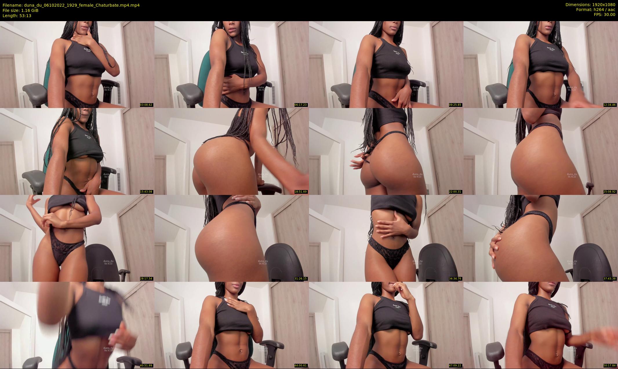 duna_du — 54 minute Chaturbate female cam show recording, 1080p, Oct 6, 2022