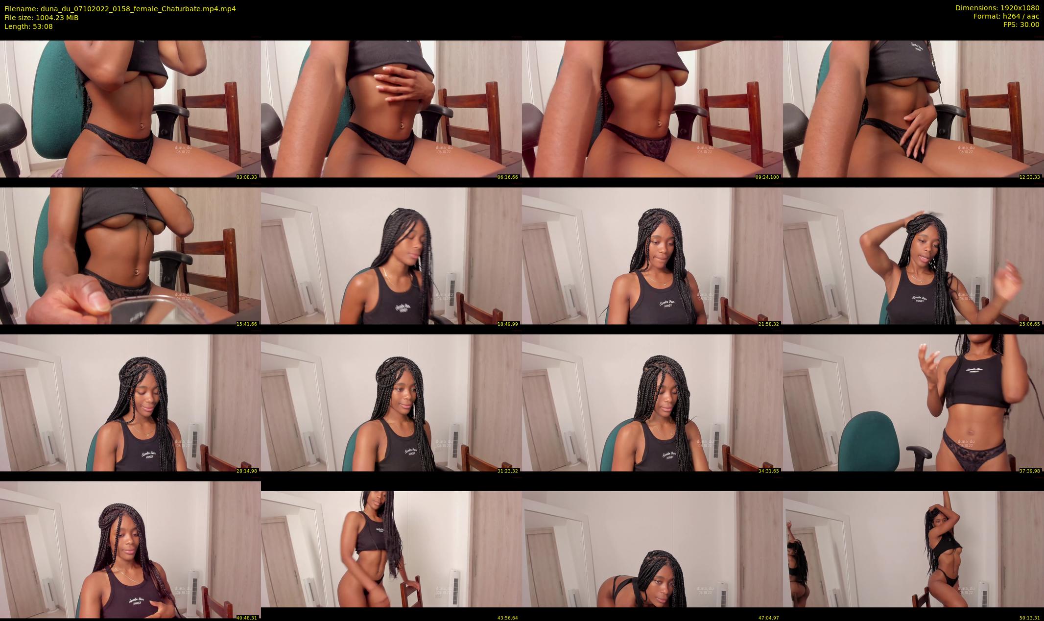 duna_du — 54 minute Chaturbate female cam show recording, 1080p, Oct 7, 2022