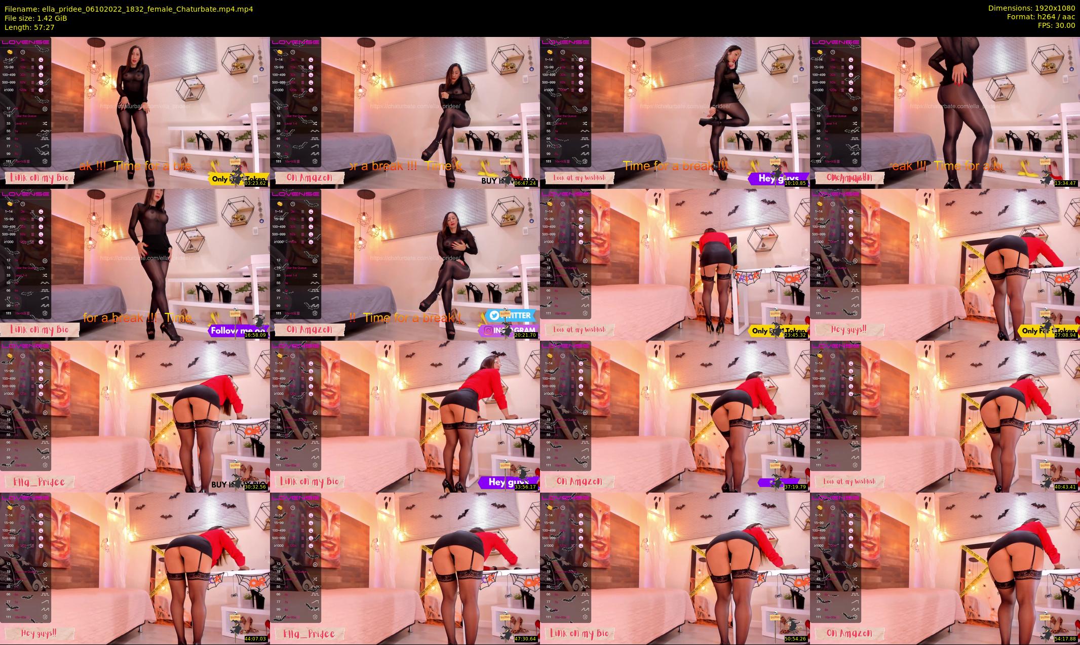 ella_pridee — 58 minute Chaturbate female cam show recording, 1080p, Oct 6, 2022