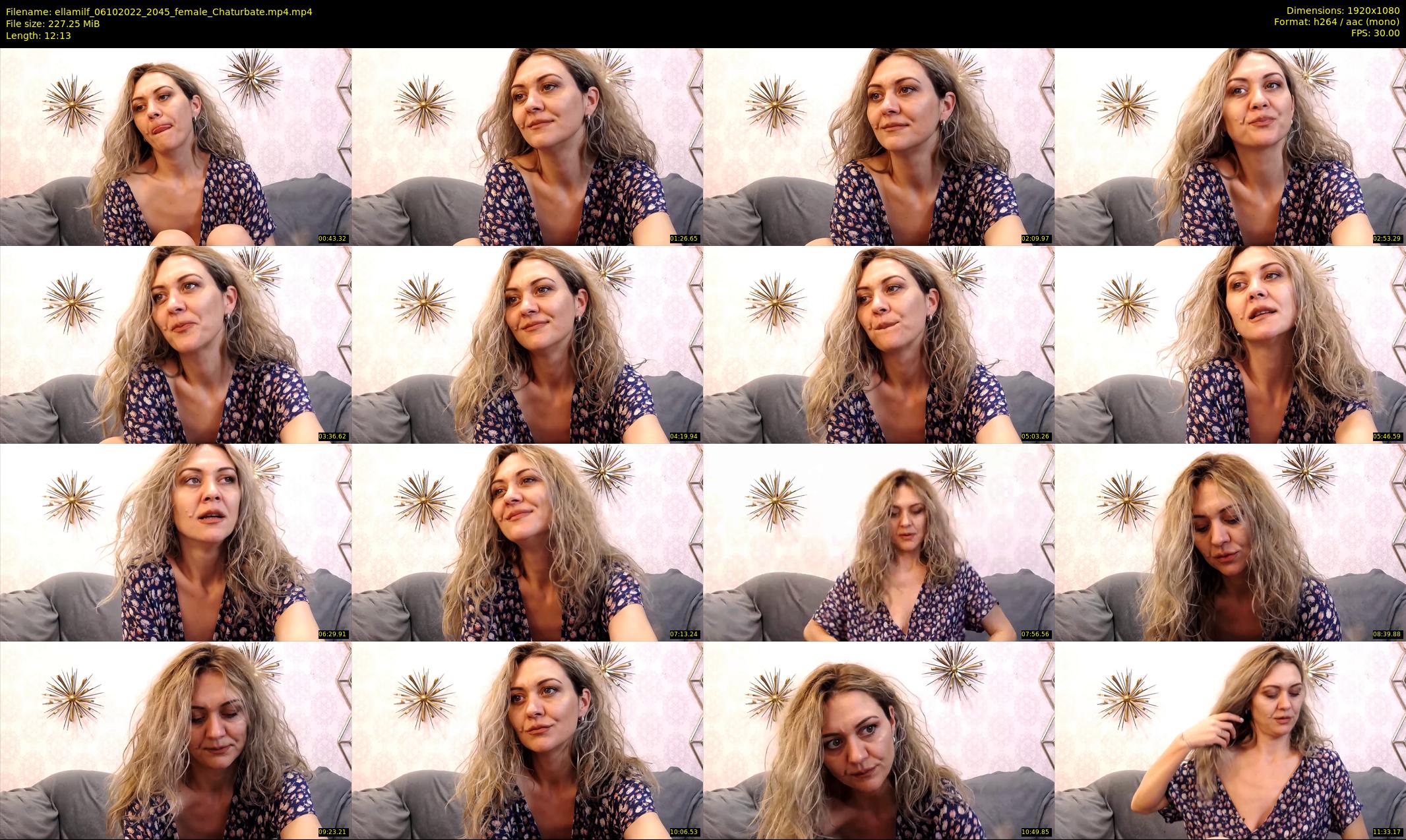 ellamilf — 13 minute Chaturbate female cam show recording, 1080p, Oct 6, 2022