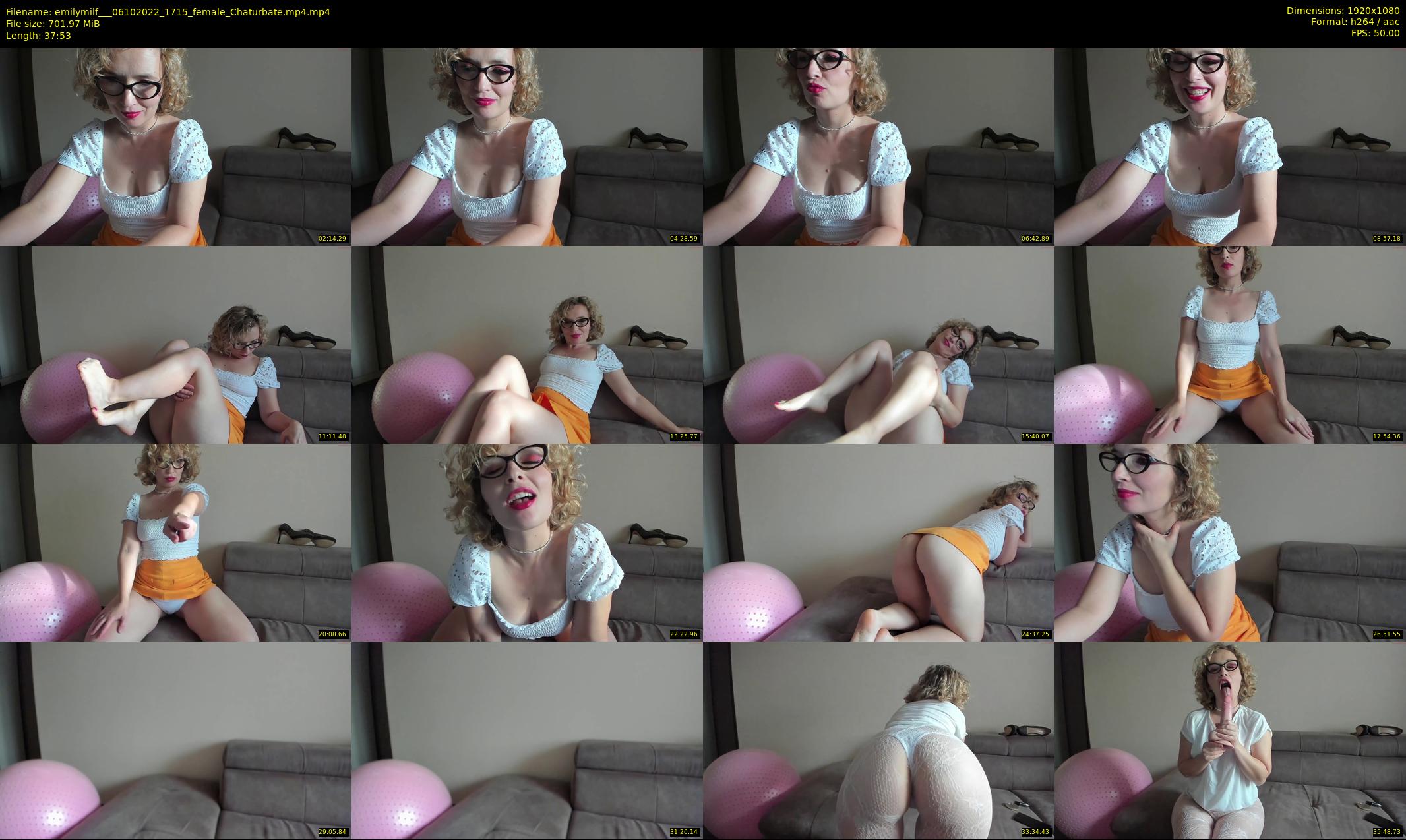 emilymilf__ — 38 minute Chaturbate female cam show recording, 1080p, Oct 6, 2022