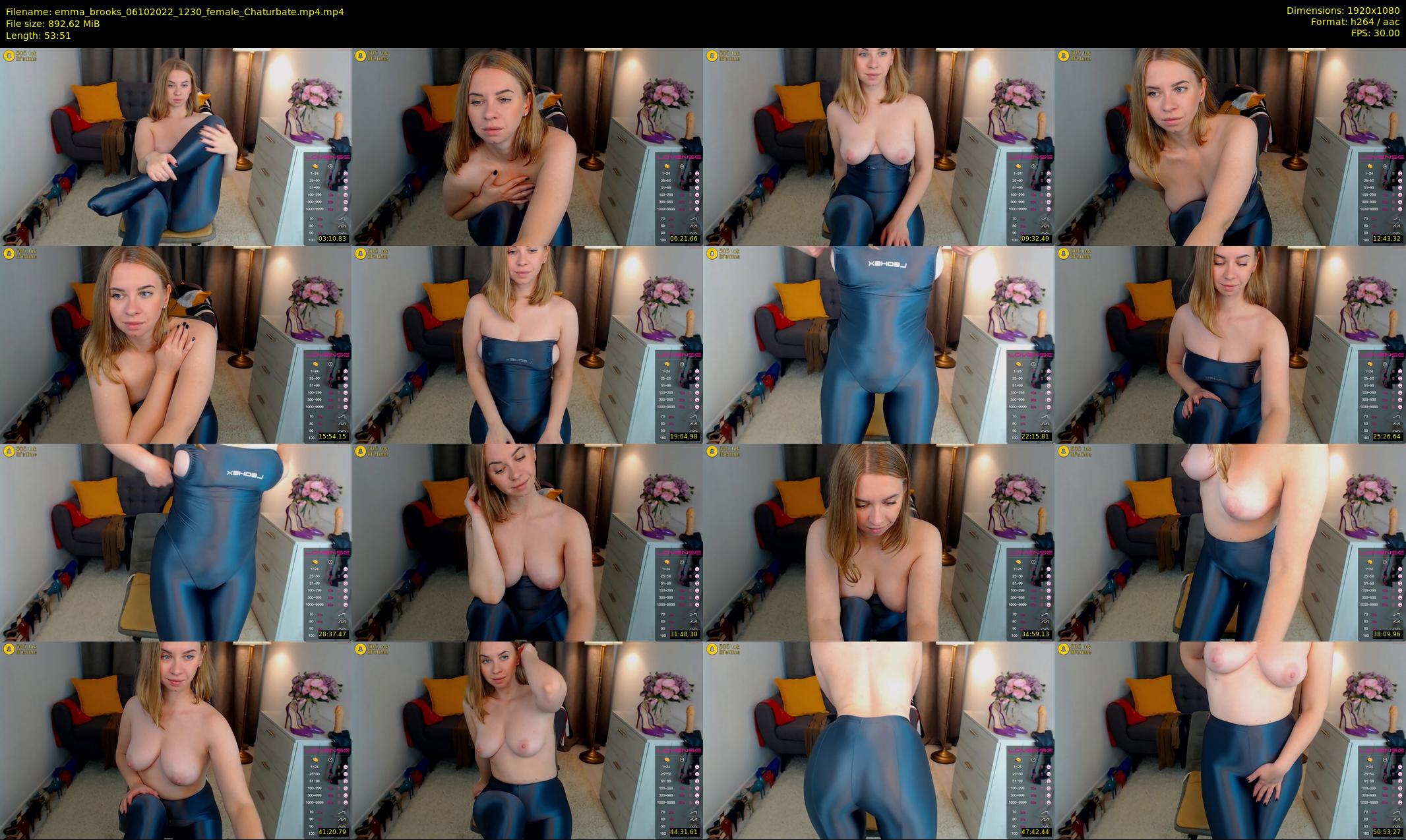 emma_brooks — 54 minute Chaturbate female cam show recording, 1080p, Oct 6, 2022