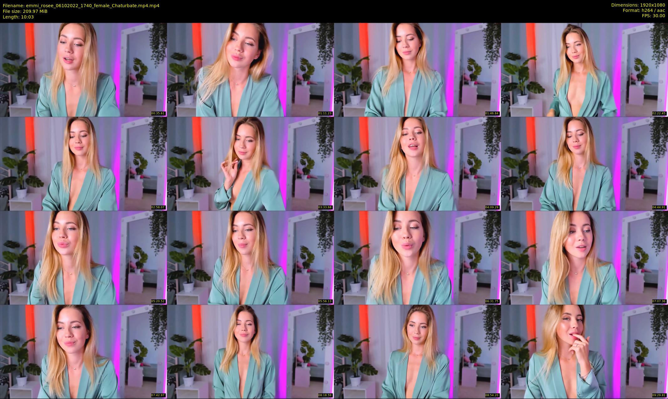 emmi_rosee — 11 minute Chaturbate female cam show recording, 1080p, Oct 6, 2022