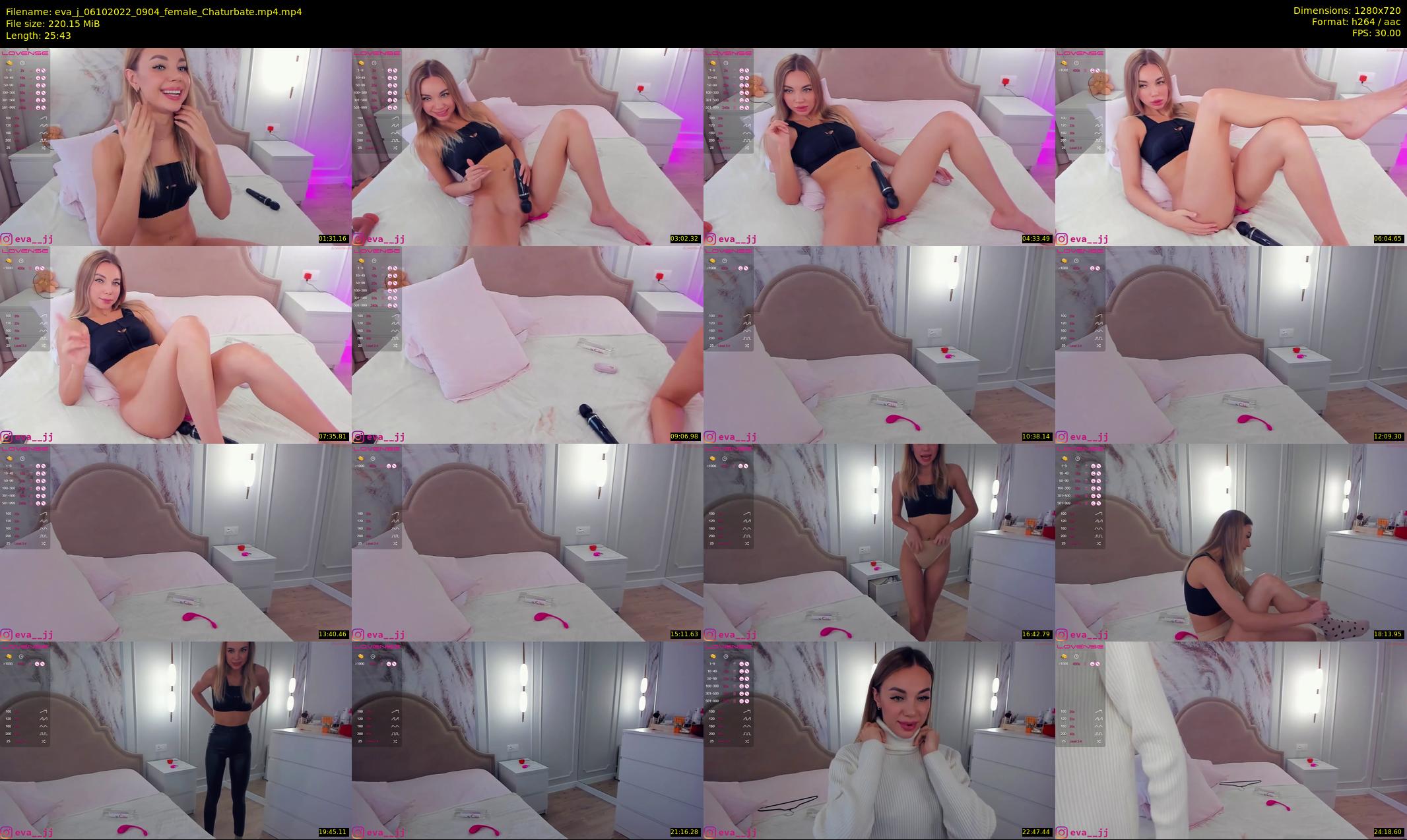 eva_j — 26 minute Chaturbate female cam show recording, 720p, Oct 6, 2022