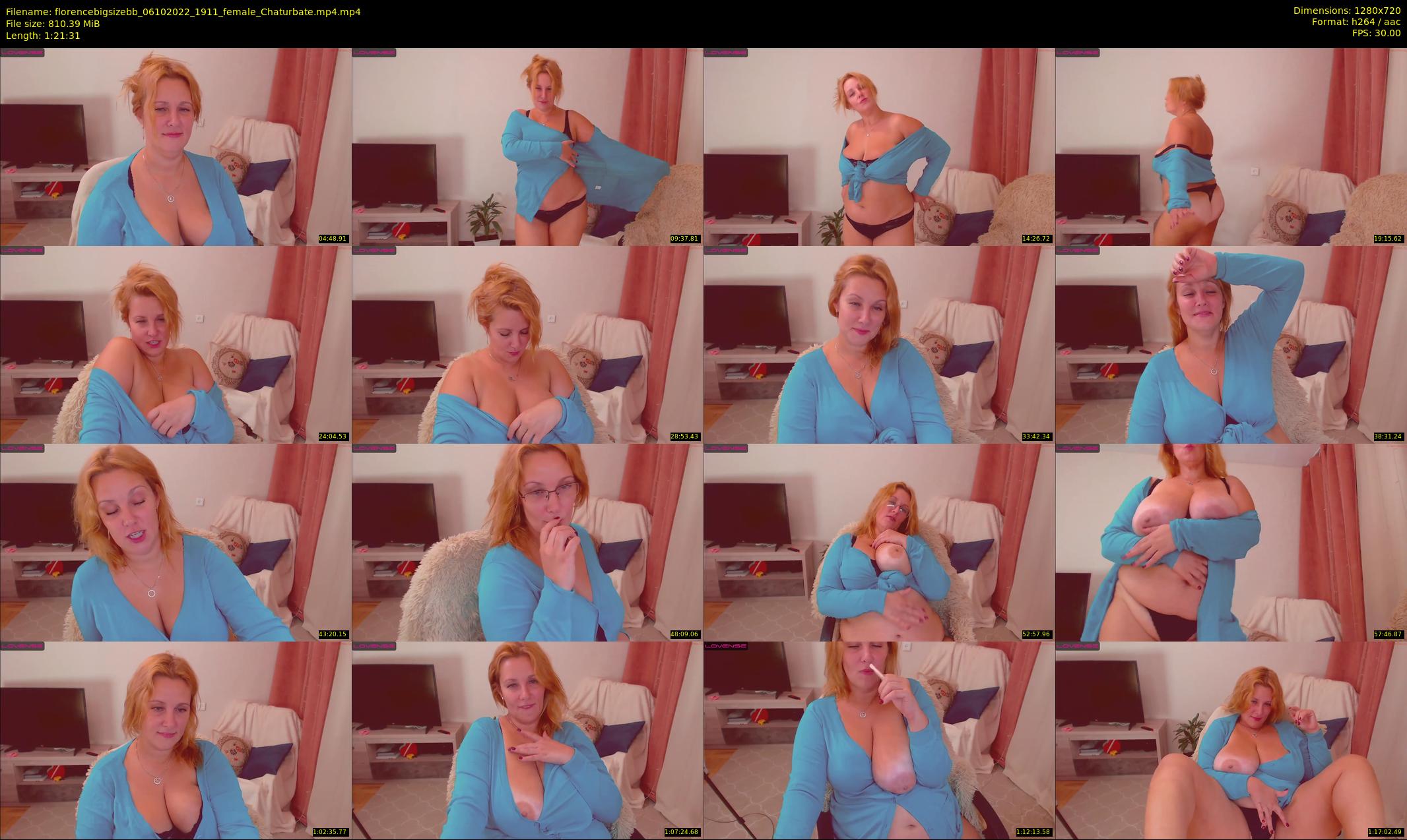 florencebigsizebb — 82 minute Chaturbate female cam show recording, 720p, Oct 6, 2022