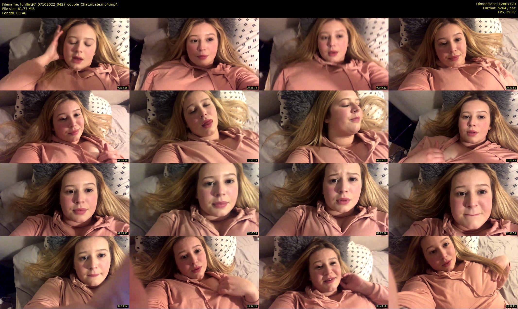 funflirt97 — 4 minute Chaturbate female cam show recording, 720p, Oct 7, 2022