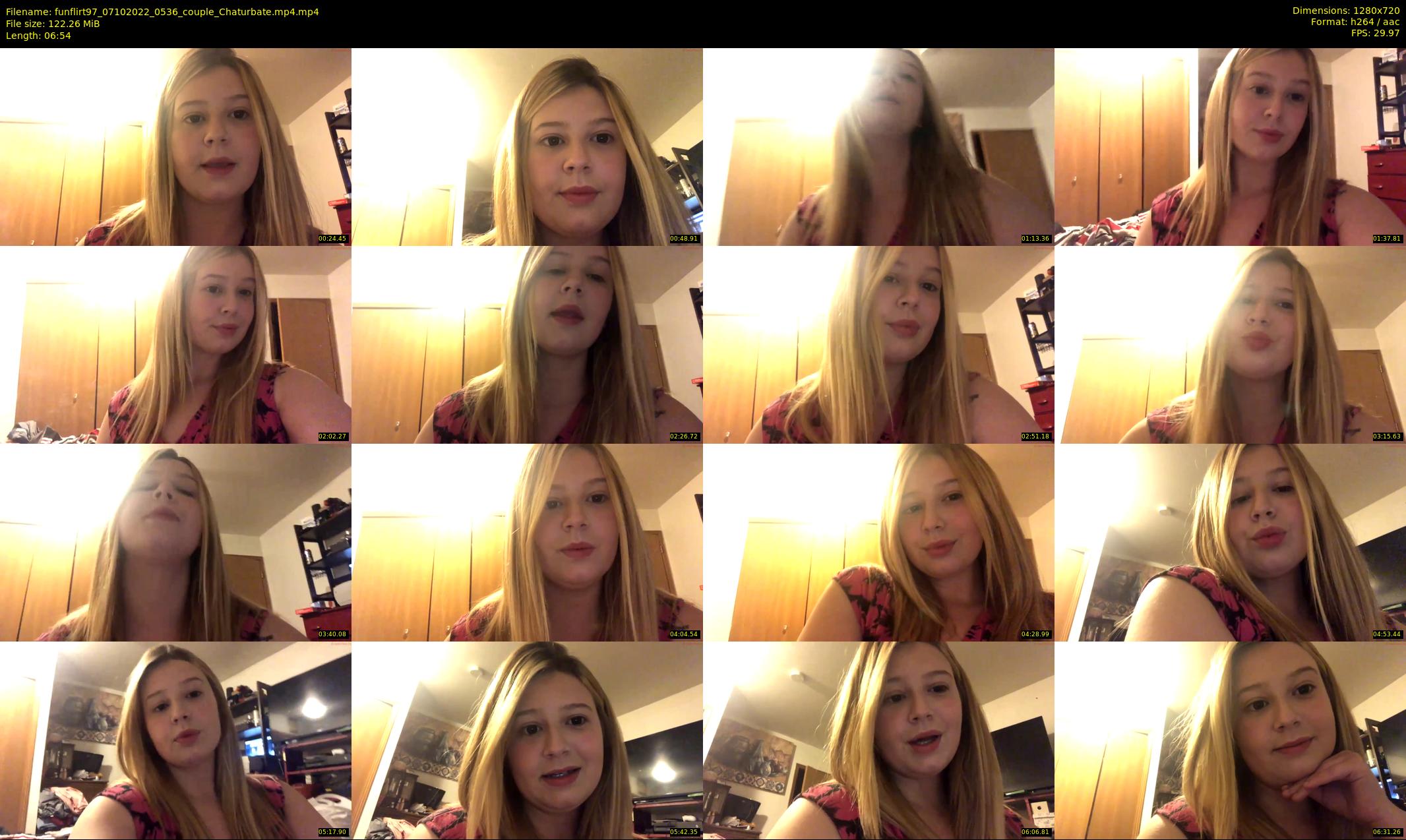funflirt97 — 7 minute Chaturbate female cam show recording, 720p, Oct 7, 2022