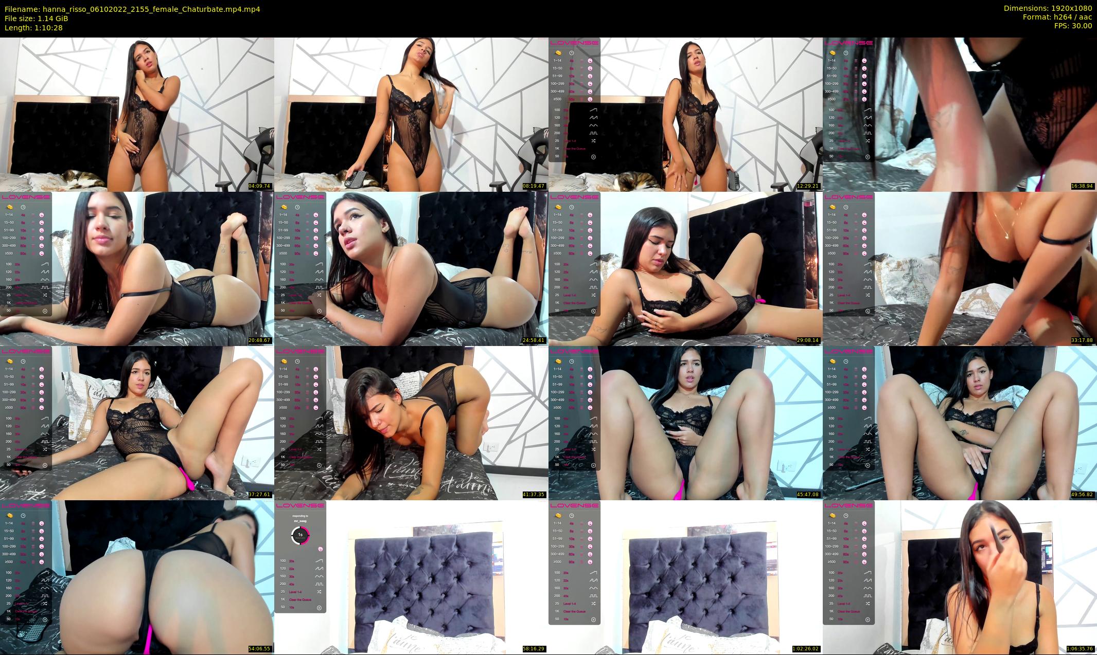 hanna_risso — 71 minute Chaturbate female cam show recording, 1080p, Oct 6, 2022