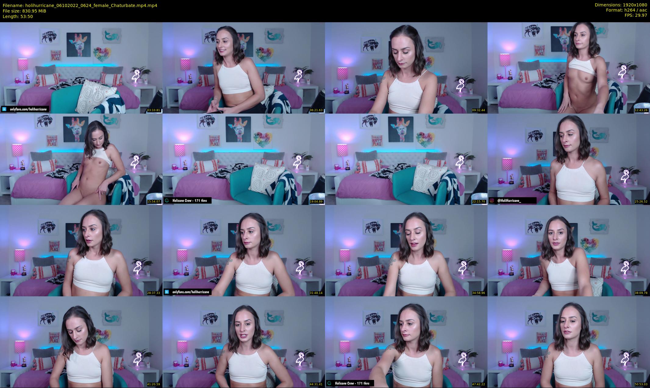 holihurricane — 54 minute Chaturbate female cam show recording, 1080p, Oct 6, 2022