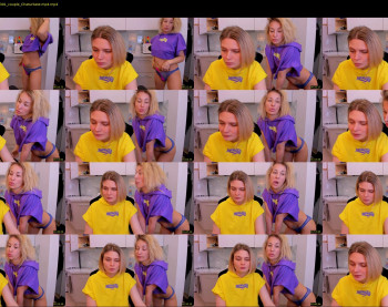 hottyblonds — 4 minute Chaturbate couple cam show recording, 720p, Oct 6, 2022