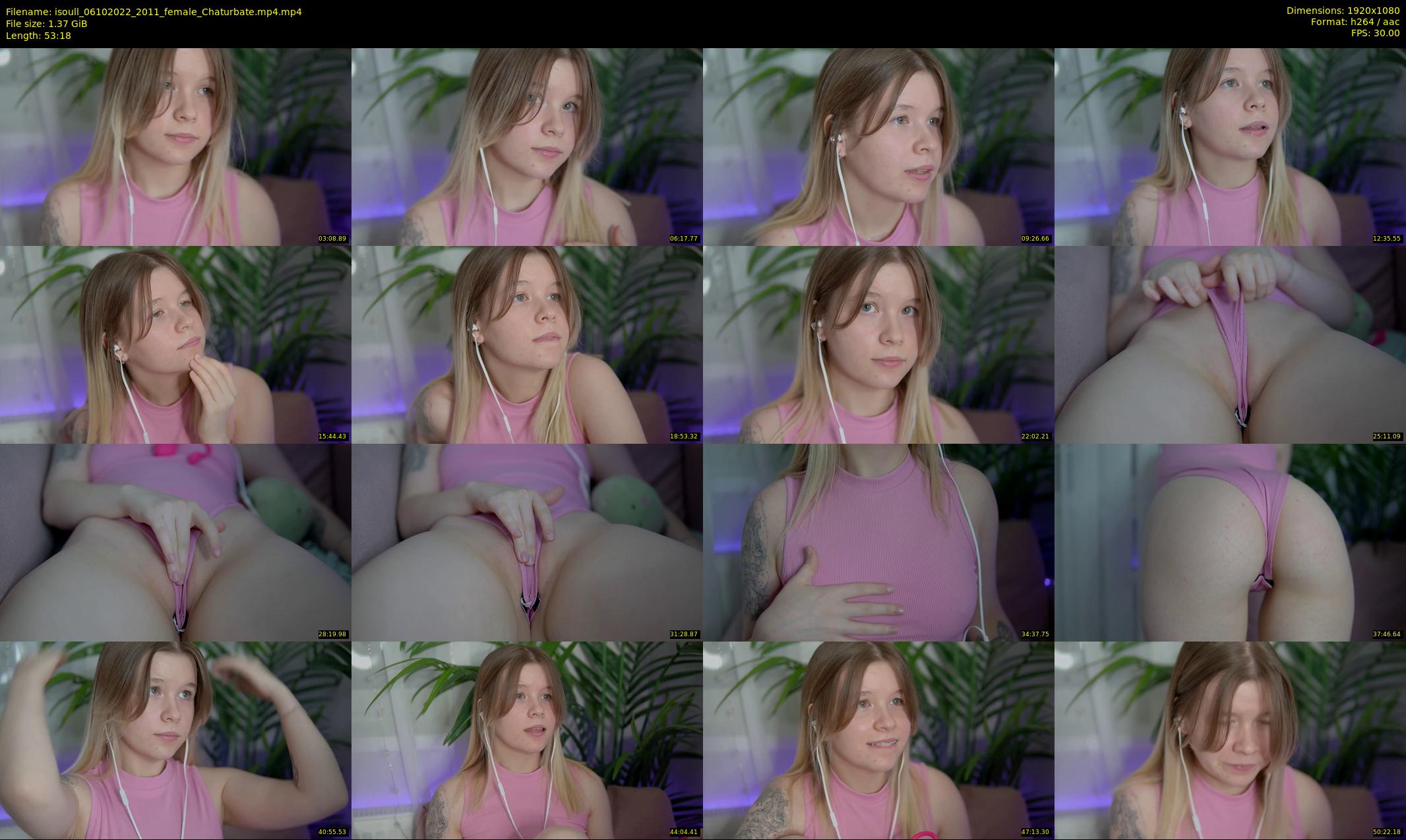 isoull — 54 minute Chaturbate female cam show recording, 1080p, Oct 6, 2022