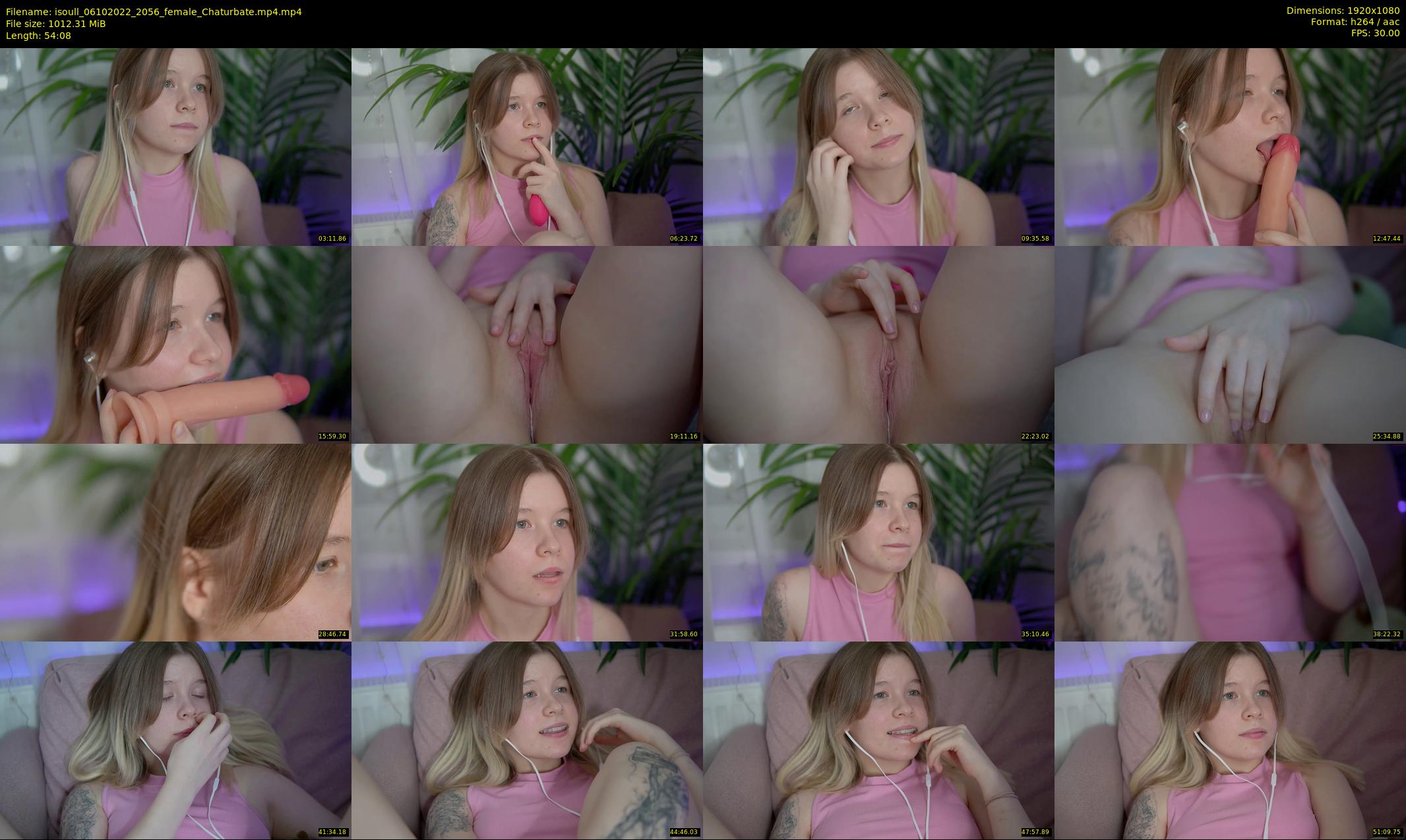 isoull — 55 minute Chaturbate female cam show recording, 1080p, Oct 6, 2022