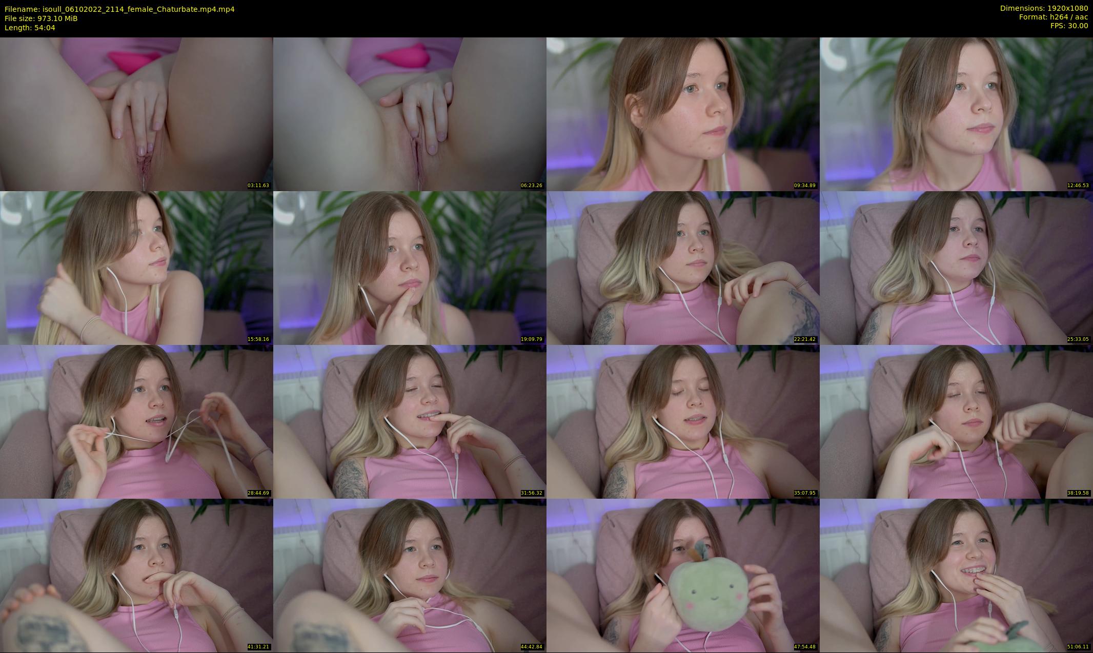 isoull — 55 minute Chaturbate female cam show recording, 1080p, Oct 6, 2022