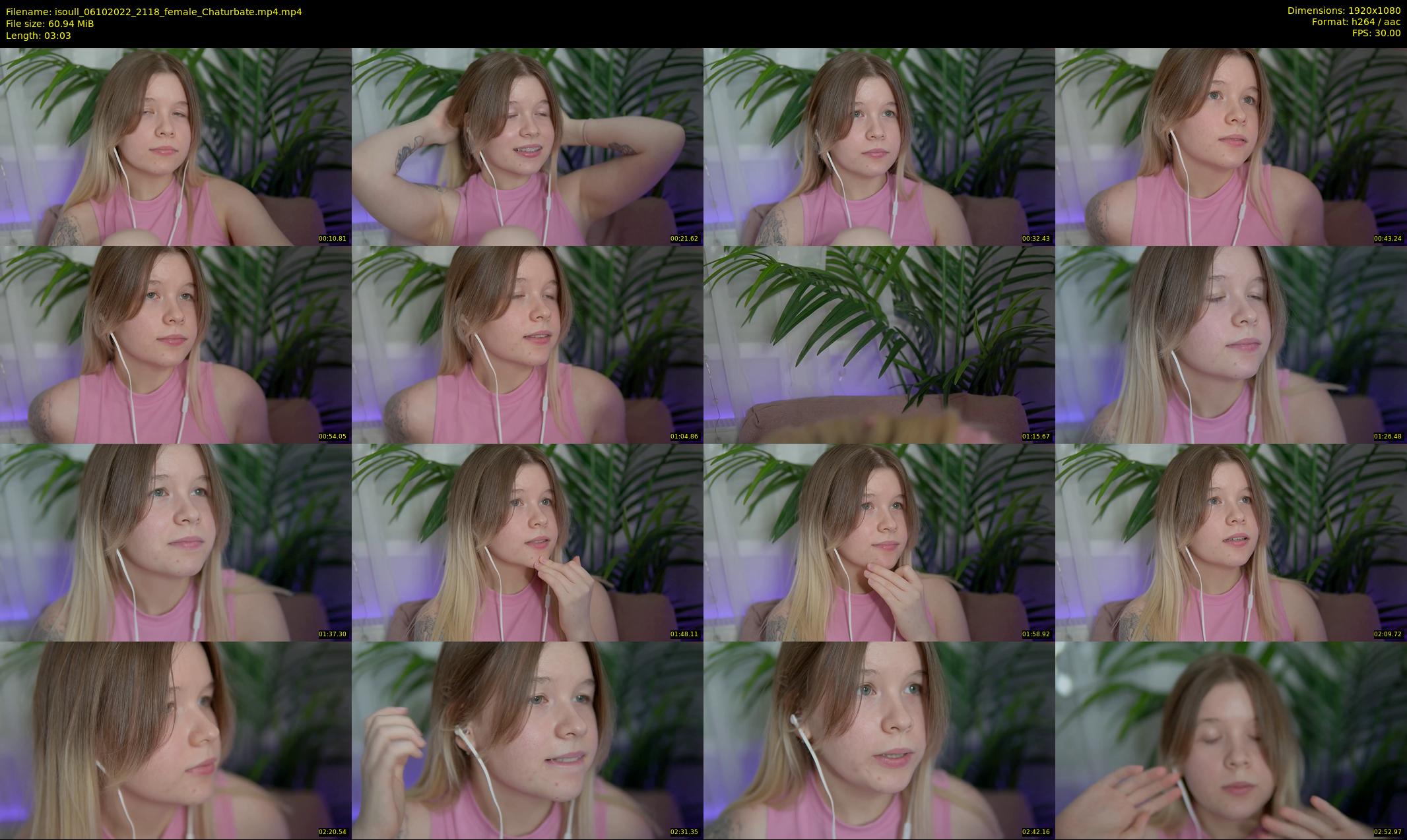 isoull — 4 minute Chaturbate female cam show recording, 1080p, Oct 6, 2022