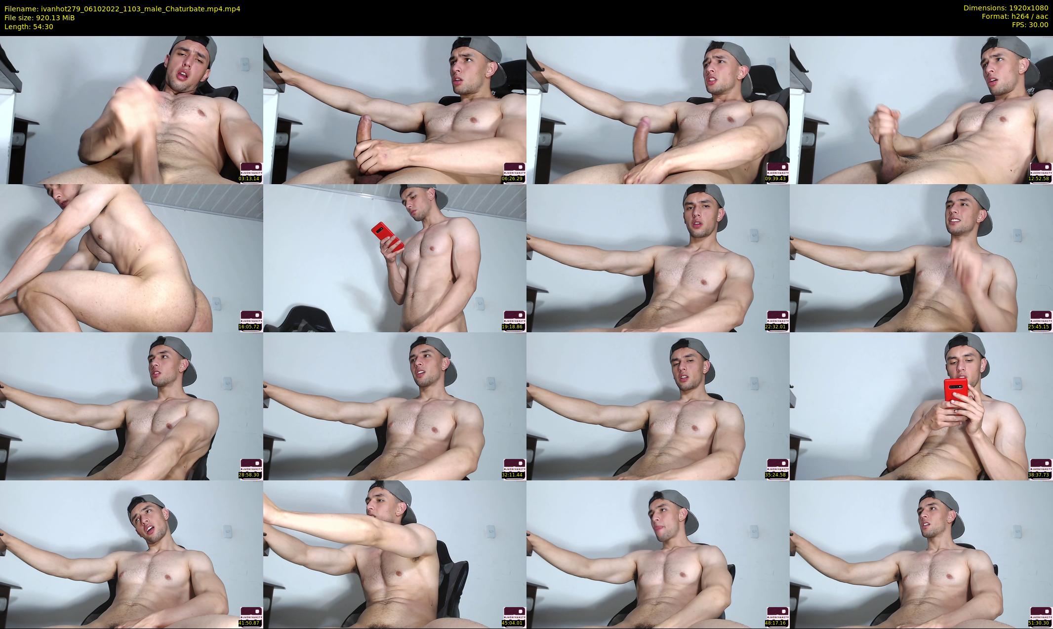 ivanhot279 — 55 minute Chaturbate male cam show recording, 1080p, Oct 6, 2022